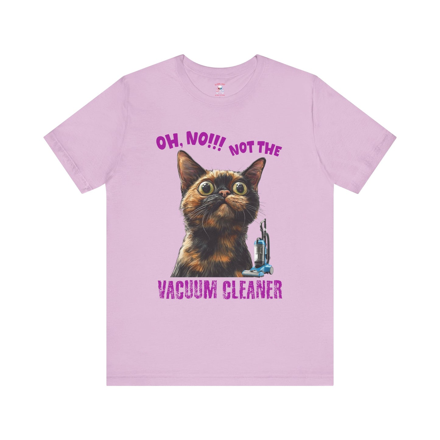 ¡No a la aspiradora! Camiseta unisex