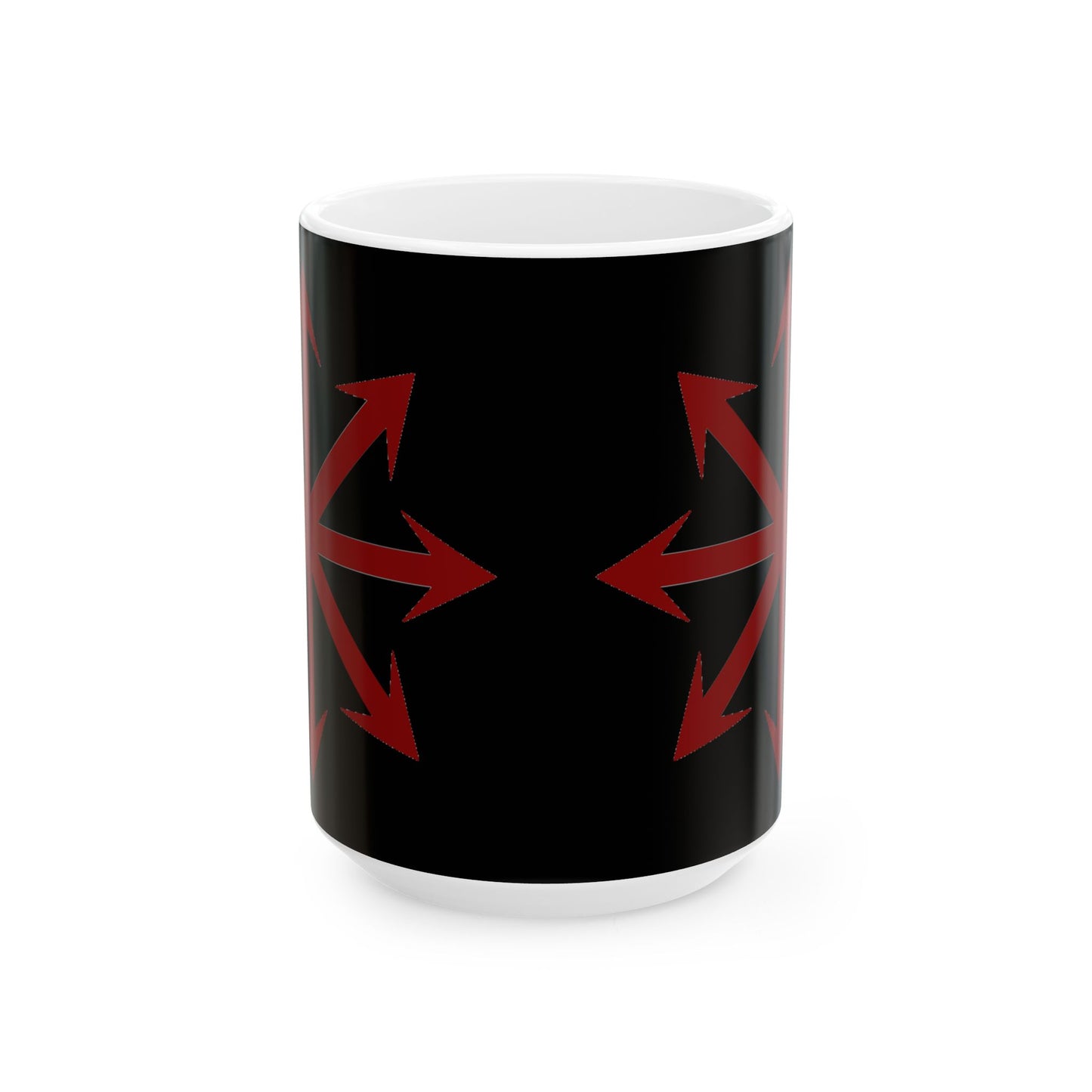 Chaos Symbol Ceramic Coffee Mug – 11oz & 15oz