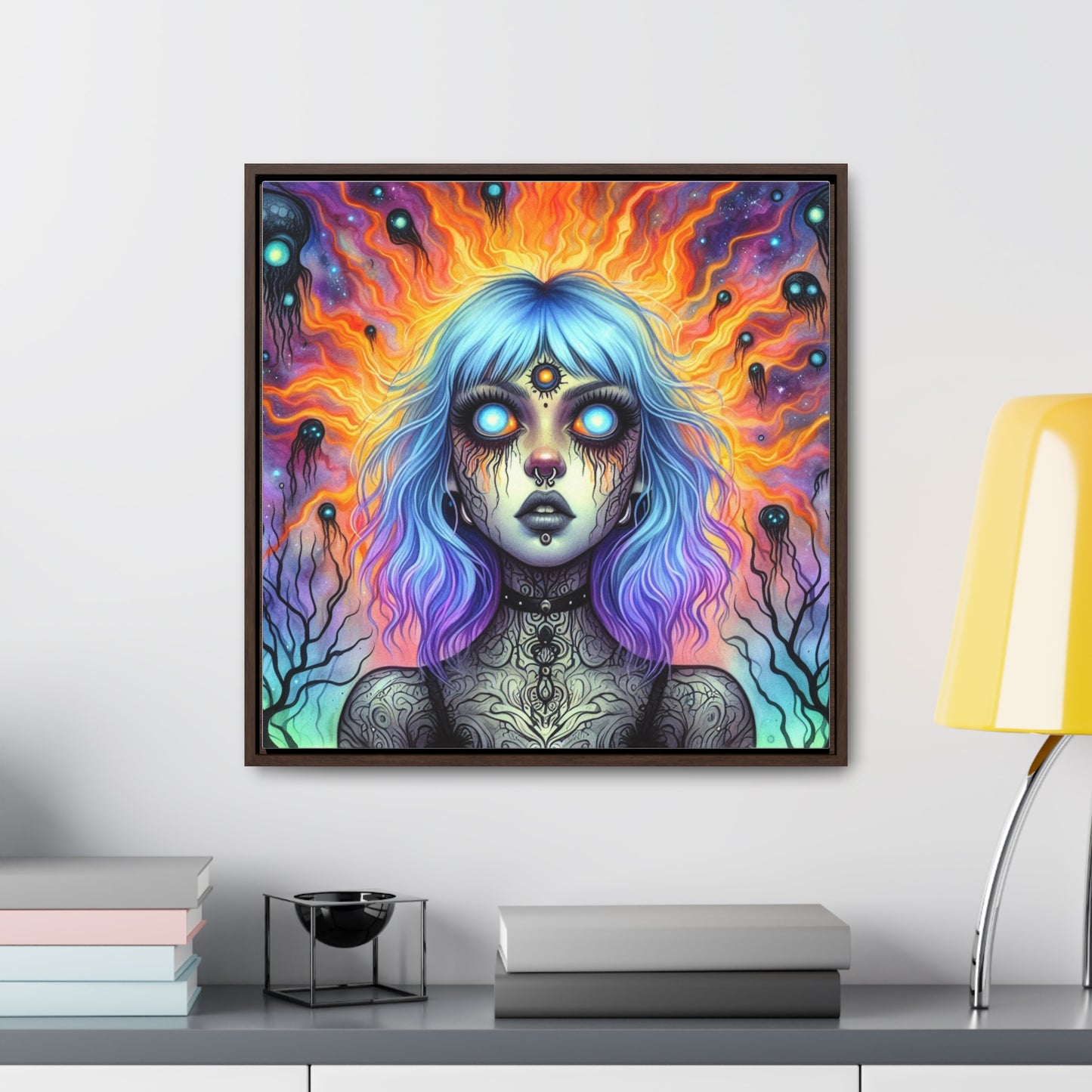 Belleza trascendental, lienzo de galería, enmarcado