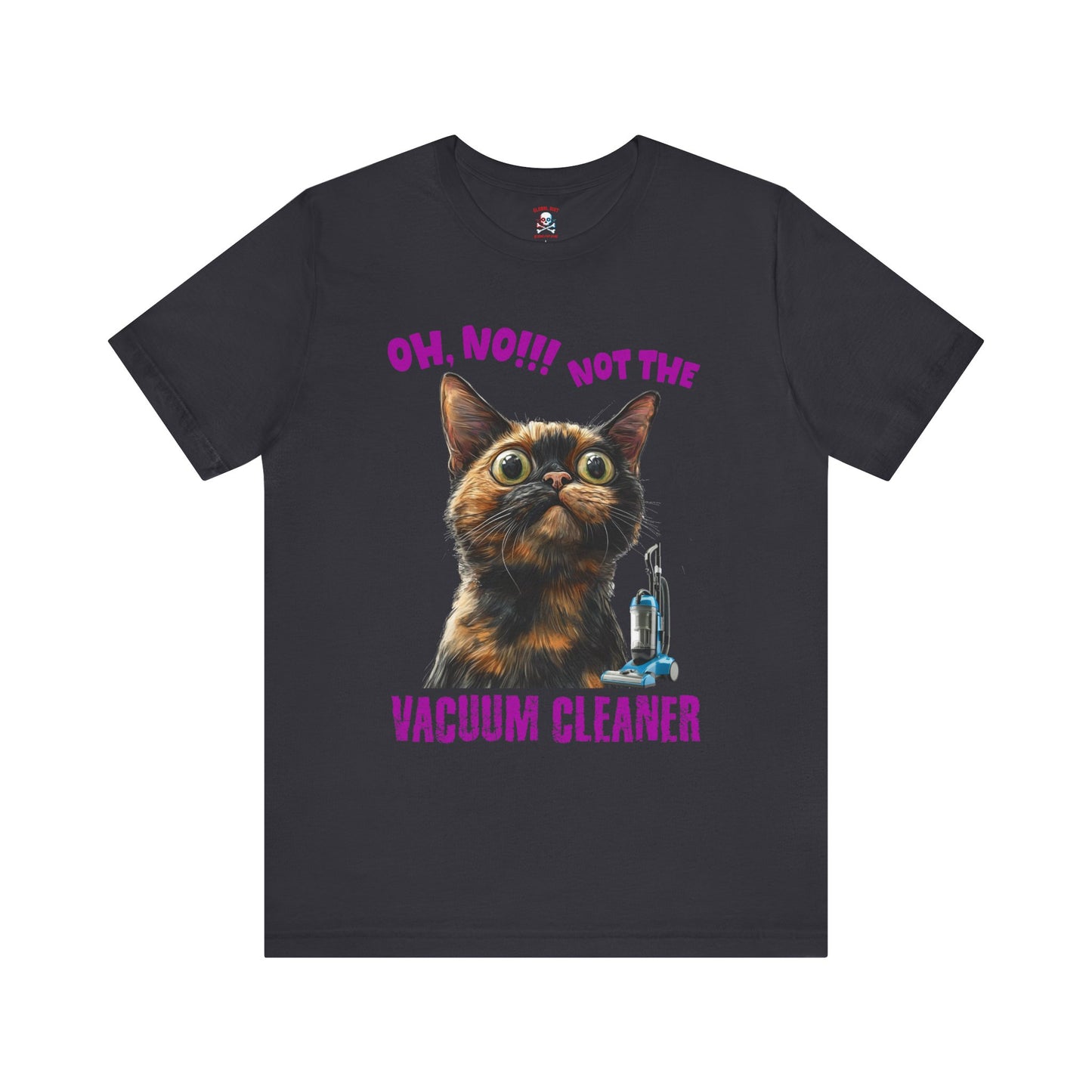 ¡No a la aspiradora! Camiseta unisex