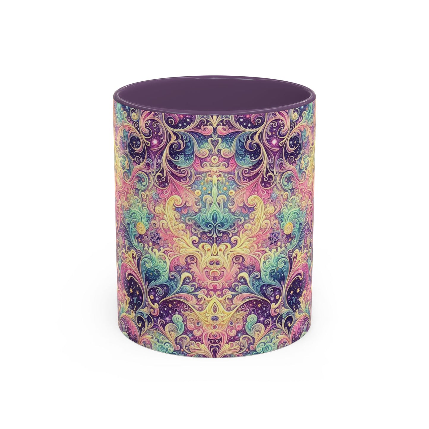 Taza de café con psicodelia pastel (325 y 430 ml)