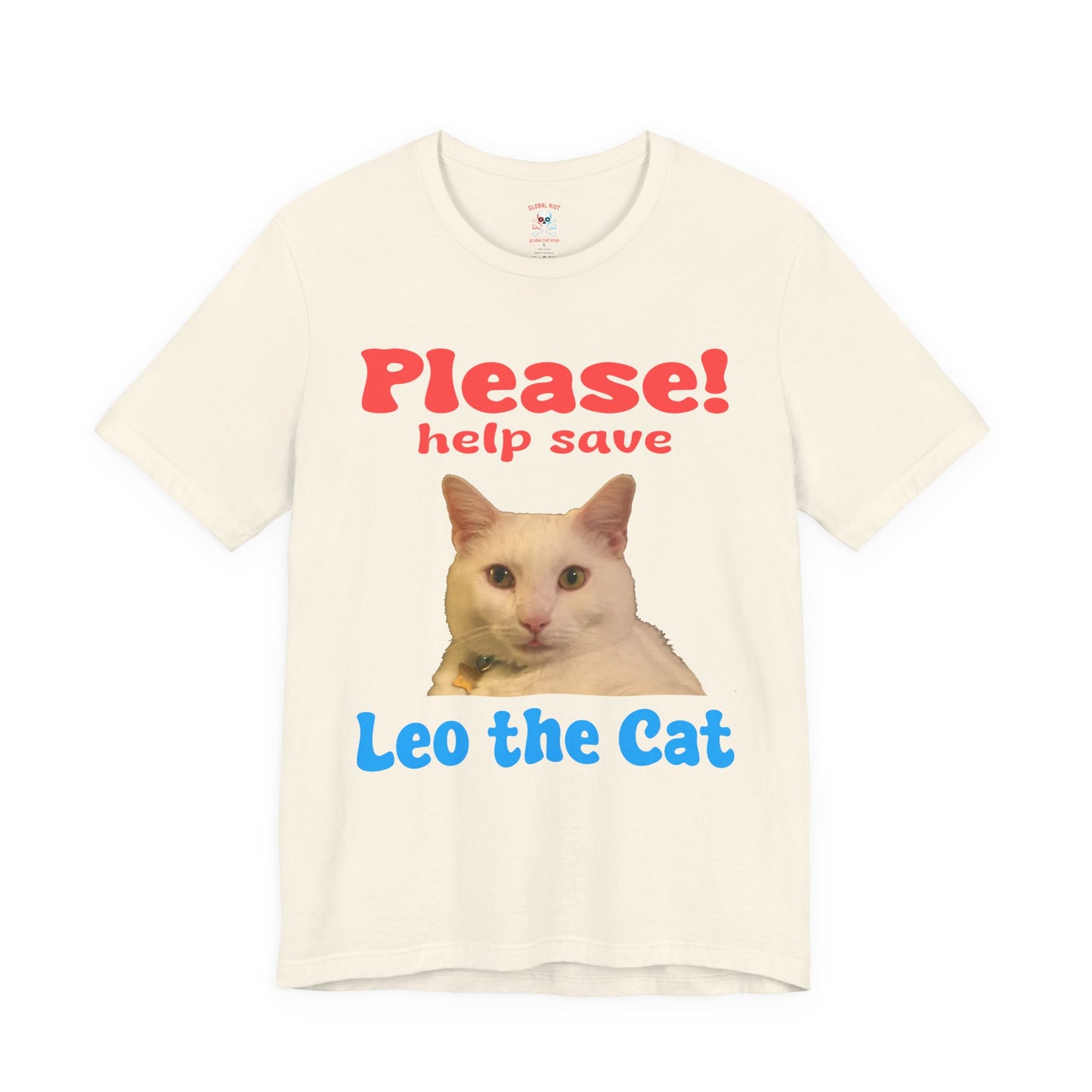 Please Save Leo the Cat Unisex T-Shirt