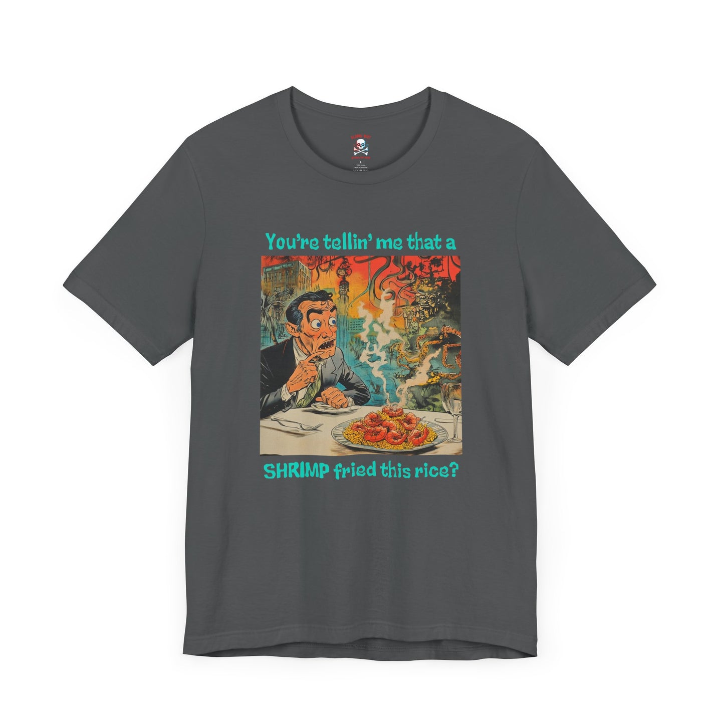 Camiseta unisex de arroz frito con camarones