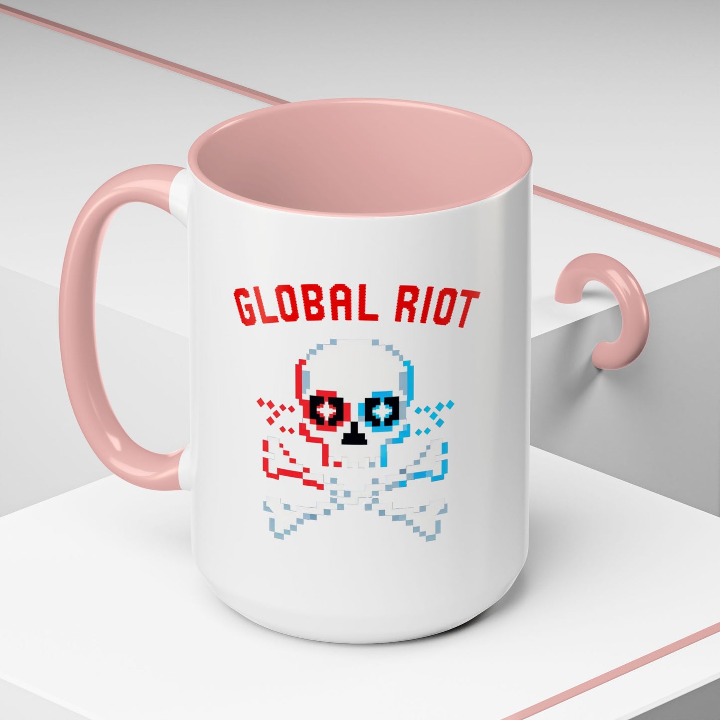 Taza de café con acento de Global Riot (325 ml y 433 ml)