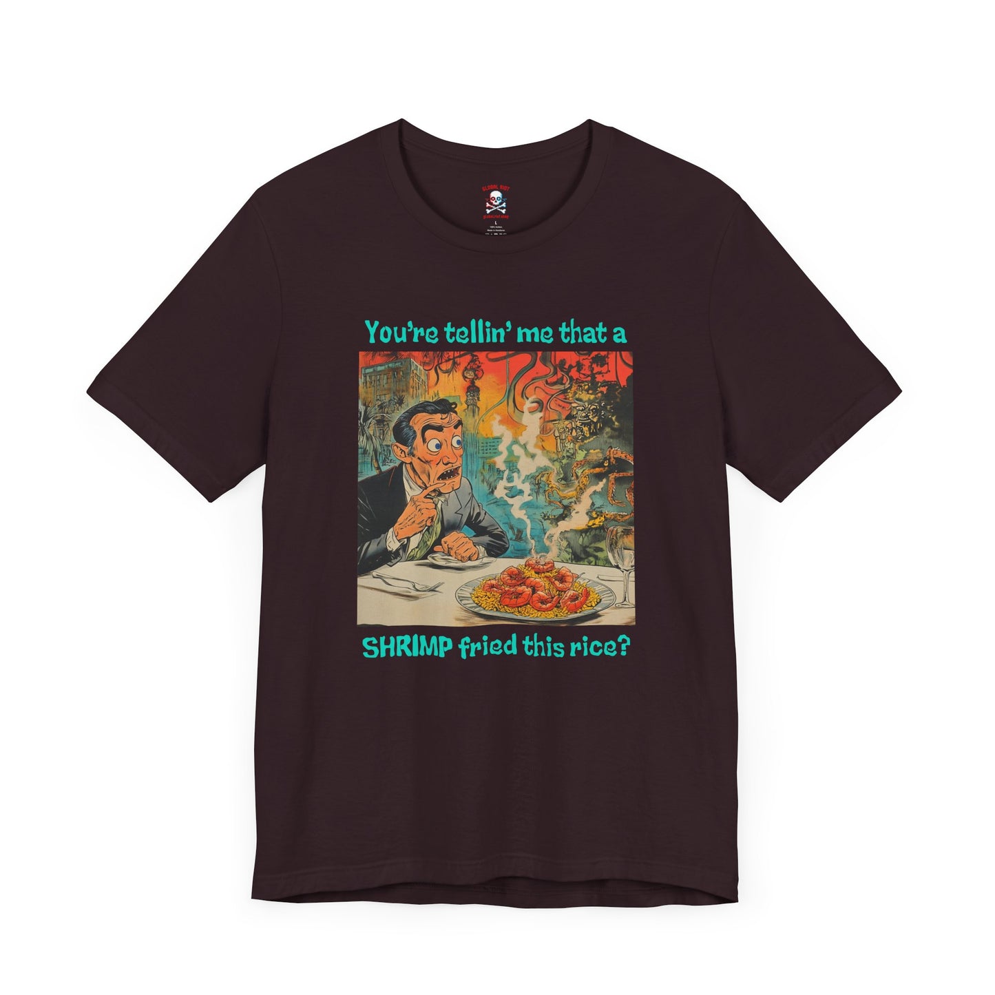 Camiseta unisex de arroz frito con camarones