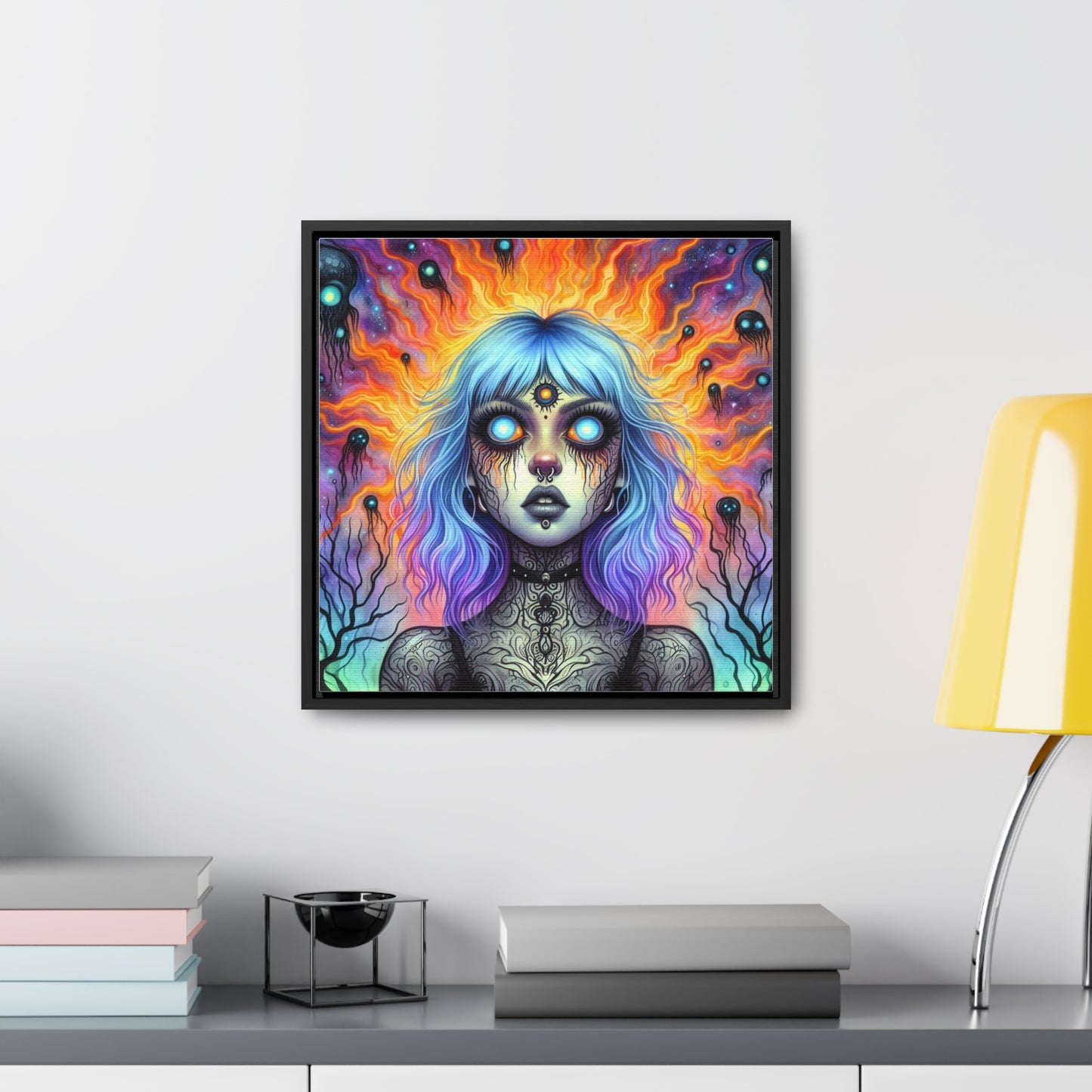Belleza trascendental, lienzo de galería, enmarcado