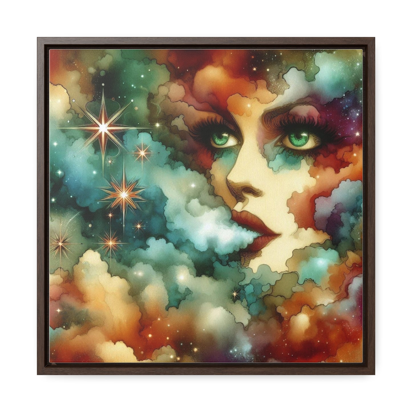 Diosa de la Creación, Lienzos de Galería, Marco Cuadrado