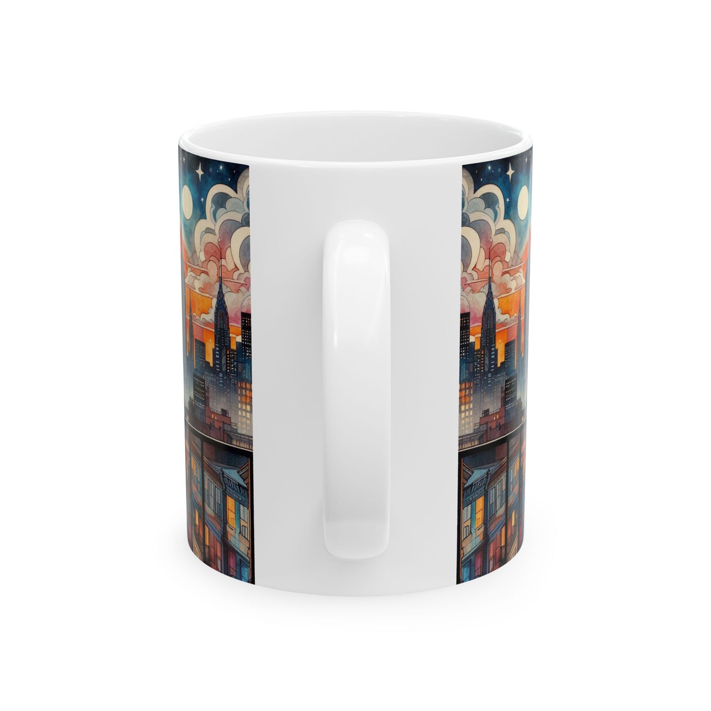 Fire Escapism Ceramic Mug, (11oz, 15oz)