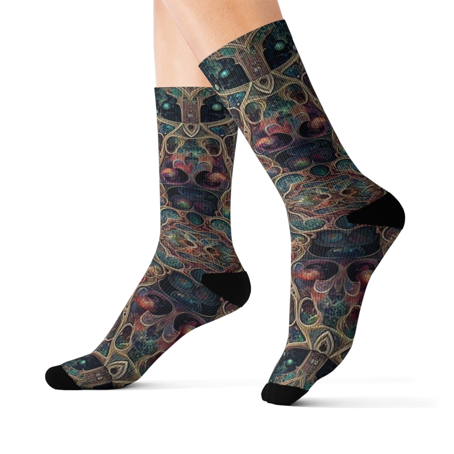 Calcetines de elfo dorados