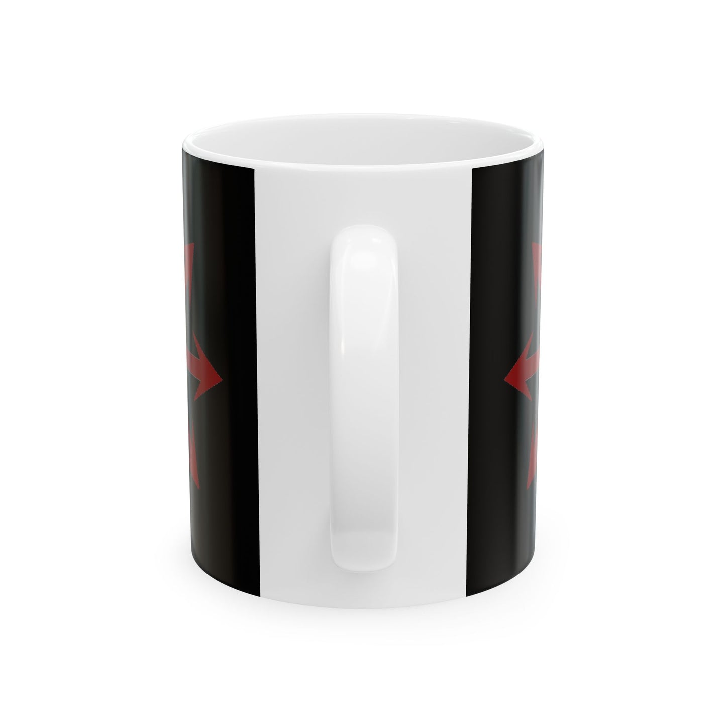 Chaos Symbol Ceramic Coffee Mug – 11oz & 15oz