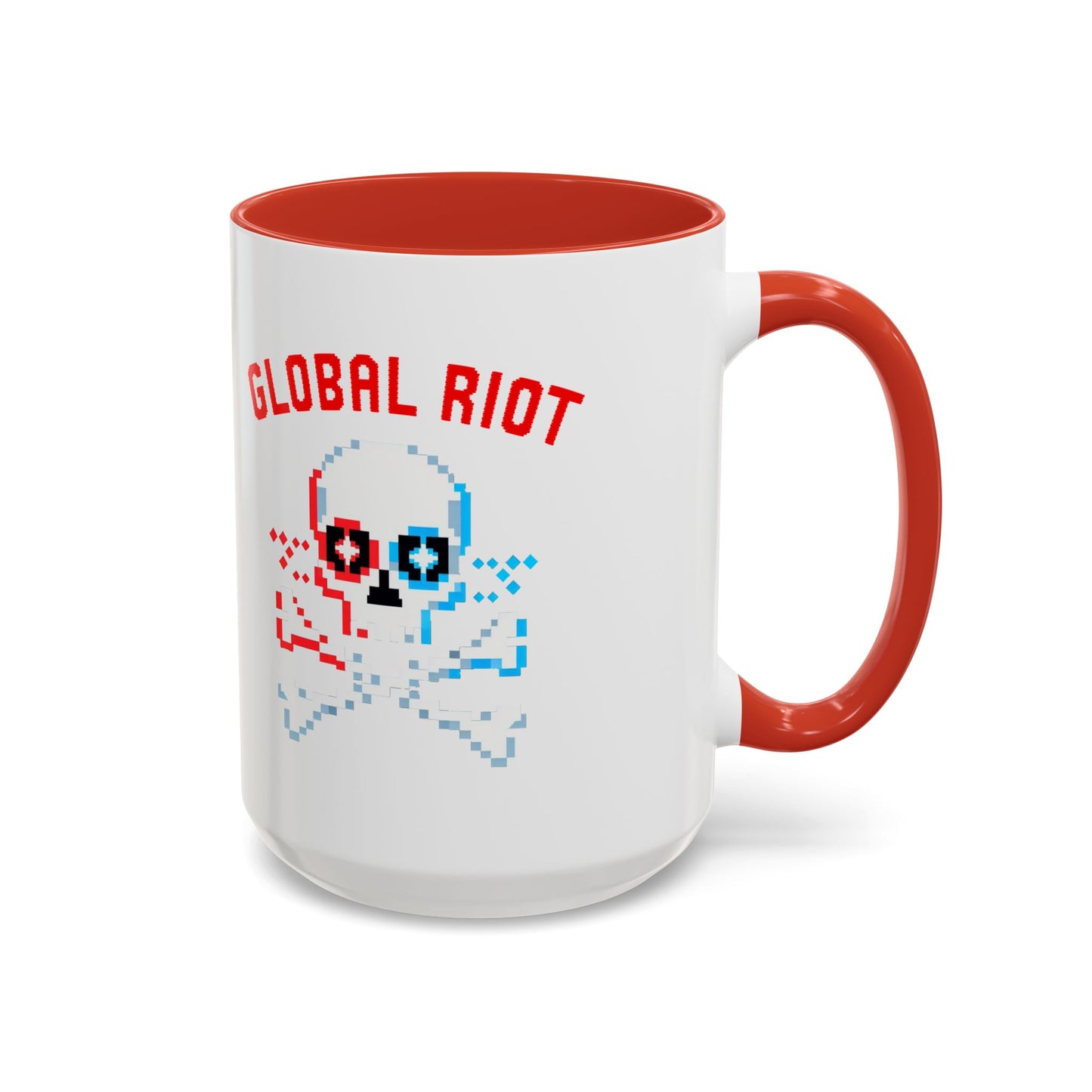 Taza de café con acento de Global Riot (325 ml y 433 ml)