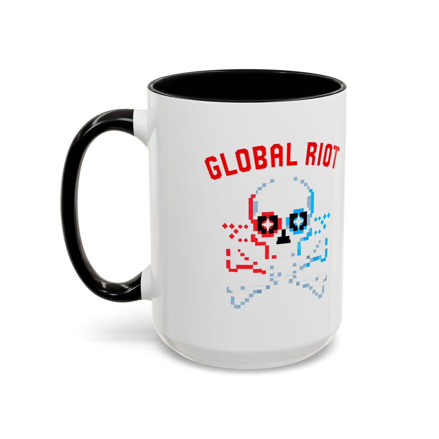 Taza de café con acento de Global Riot (325 ml y 433 ml)