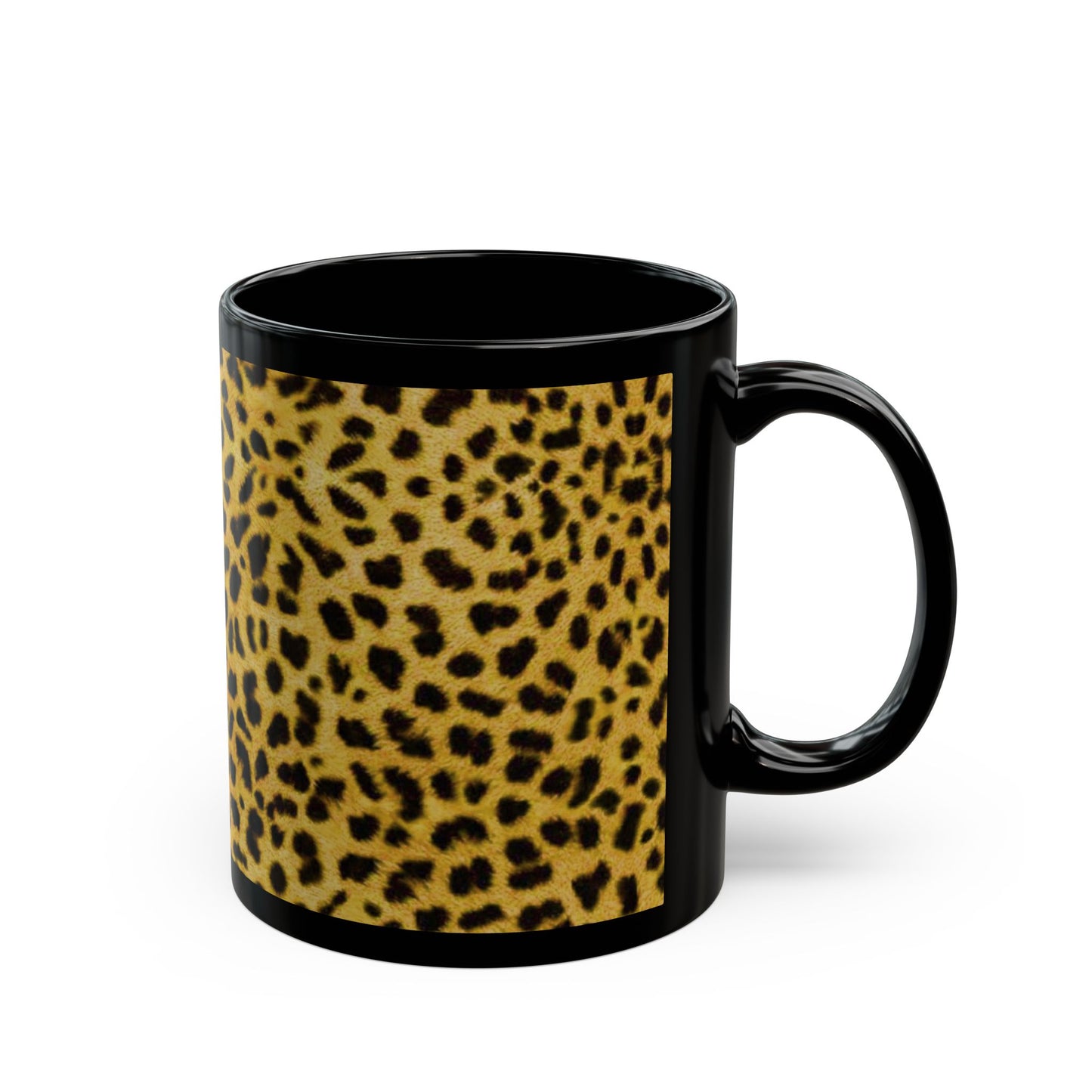 Taza con estampado de guepardo