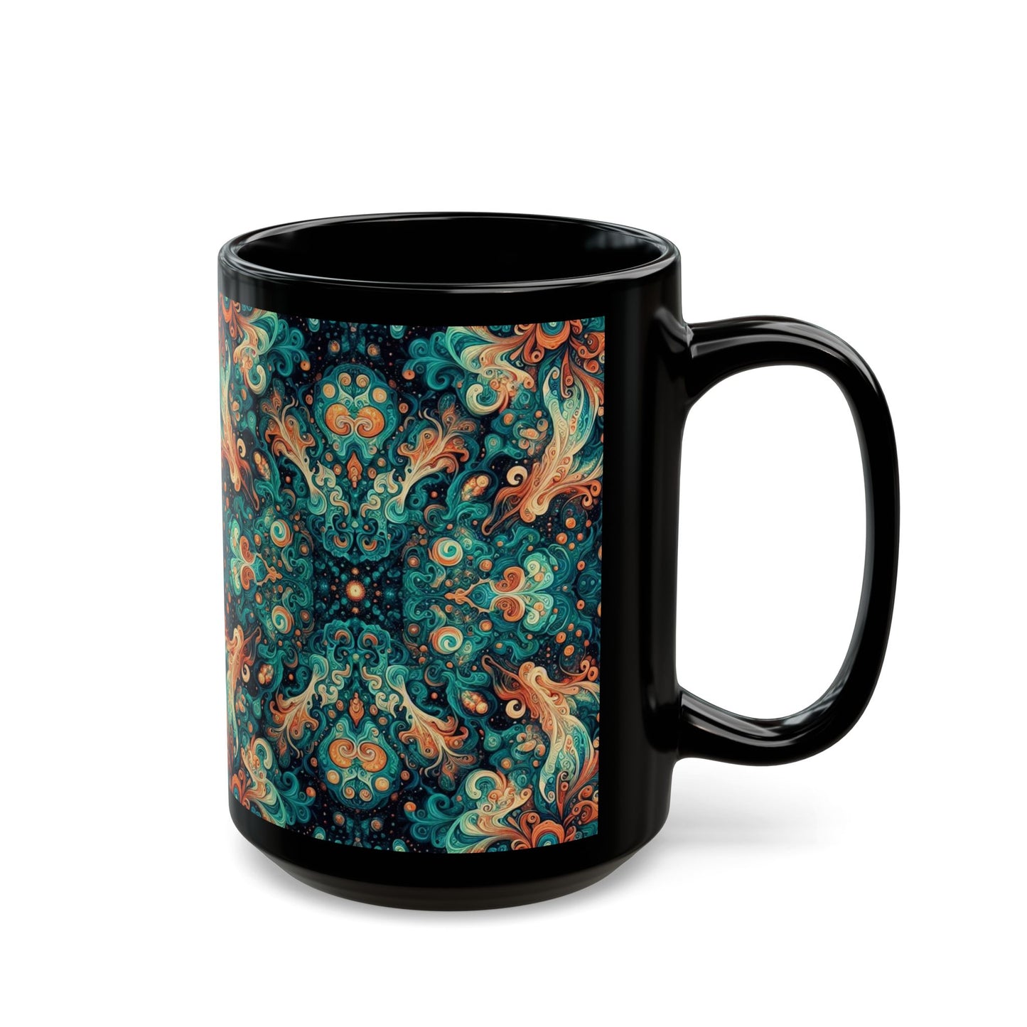 Taza con estampado de jungla esmeralda (325 ml y 430 ml)