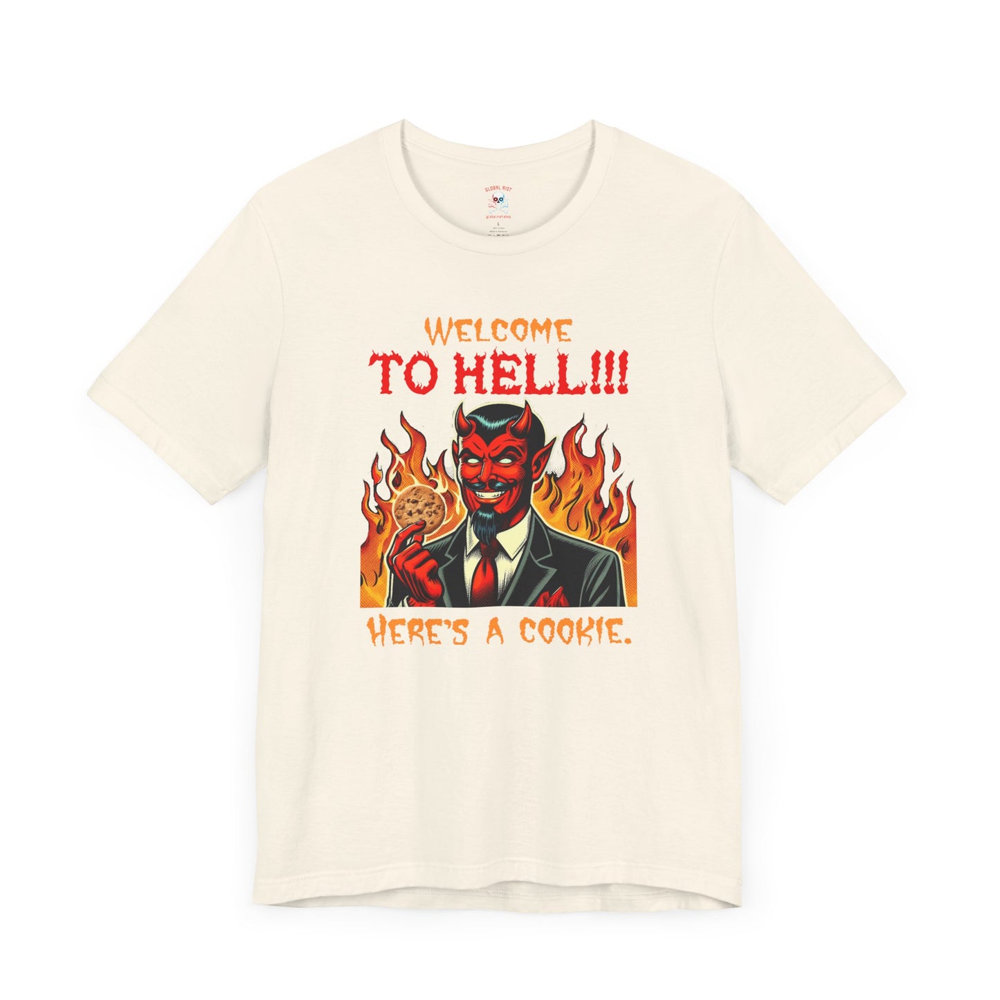 Welcome to Hell Here's a Cookie Jersey T-Shirt