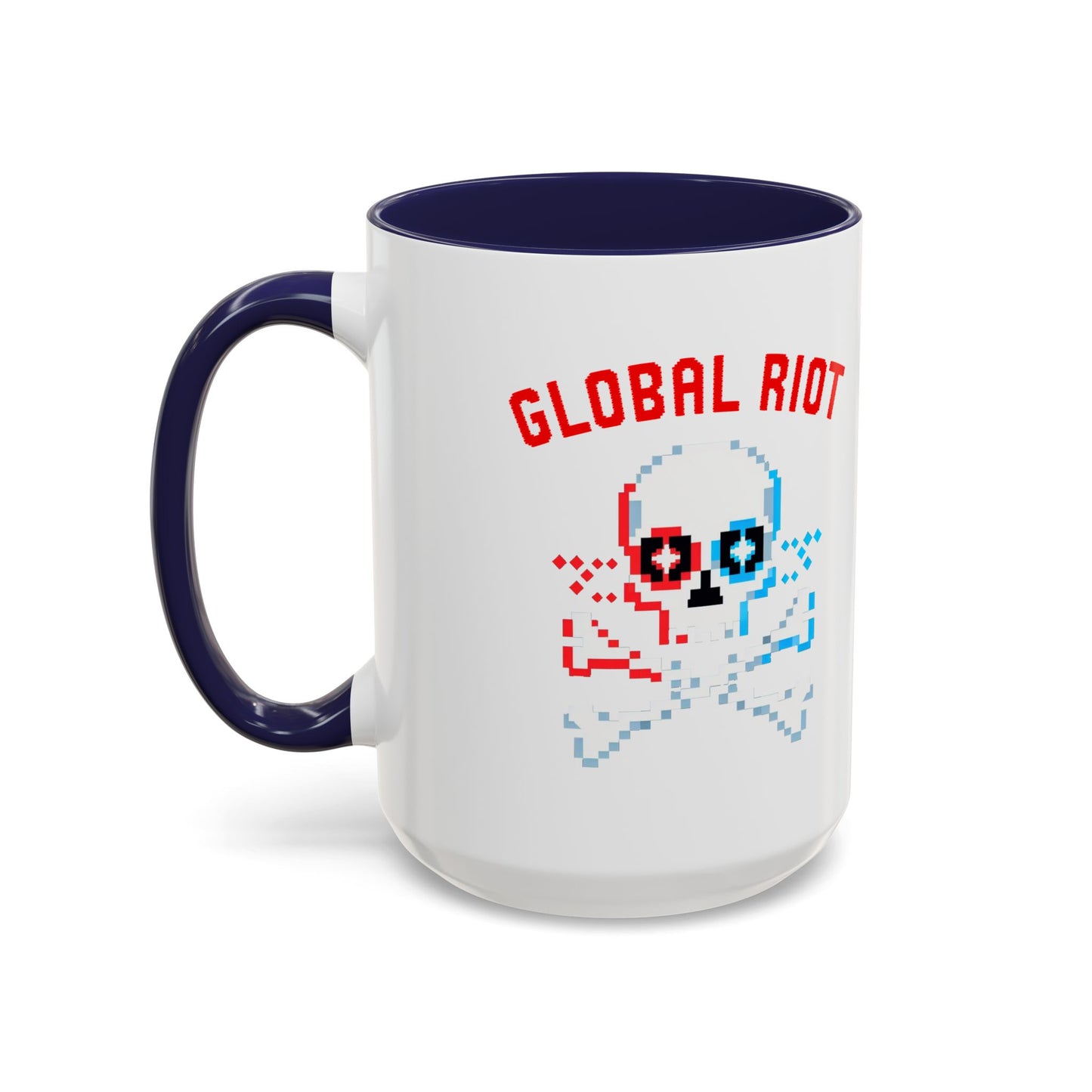 Taza de café con acento de Global Riot (325 ml y 433 ml)