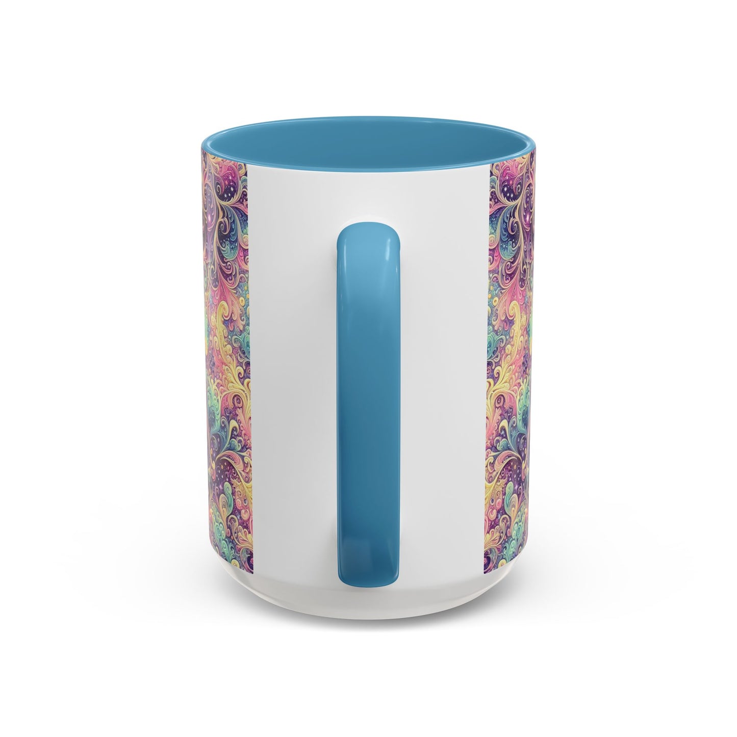 Taza de café con psicodelia pastel (325 y 430 ml)