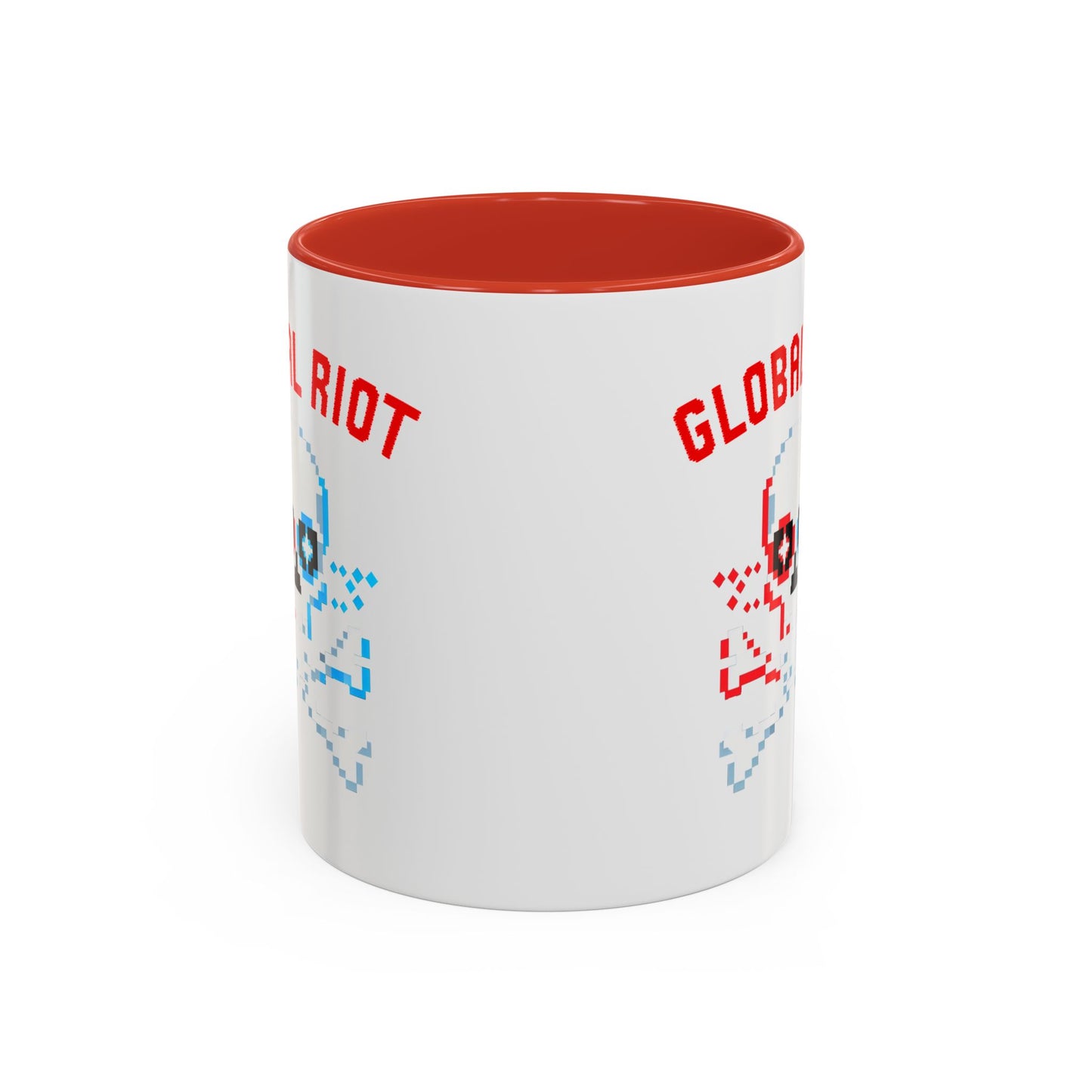 Taza de café con acento de Global Riot (325 ml y 433 ml)