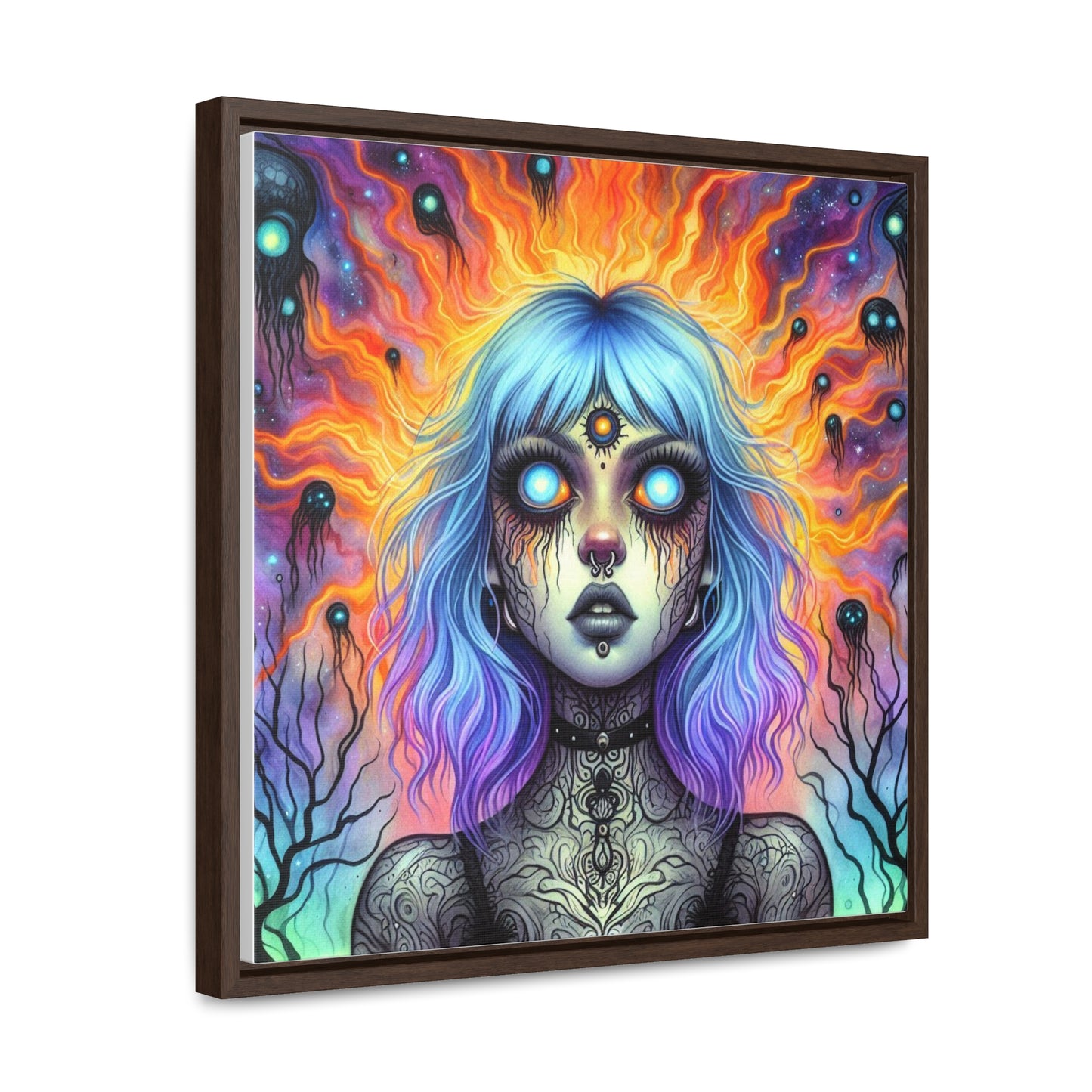 Belleza trascendental, lienzo de galería, enmarcado