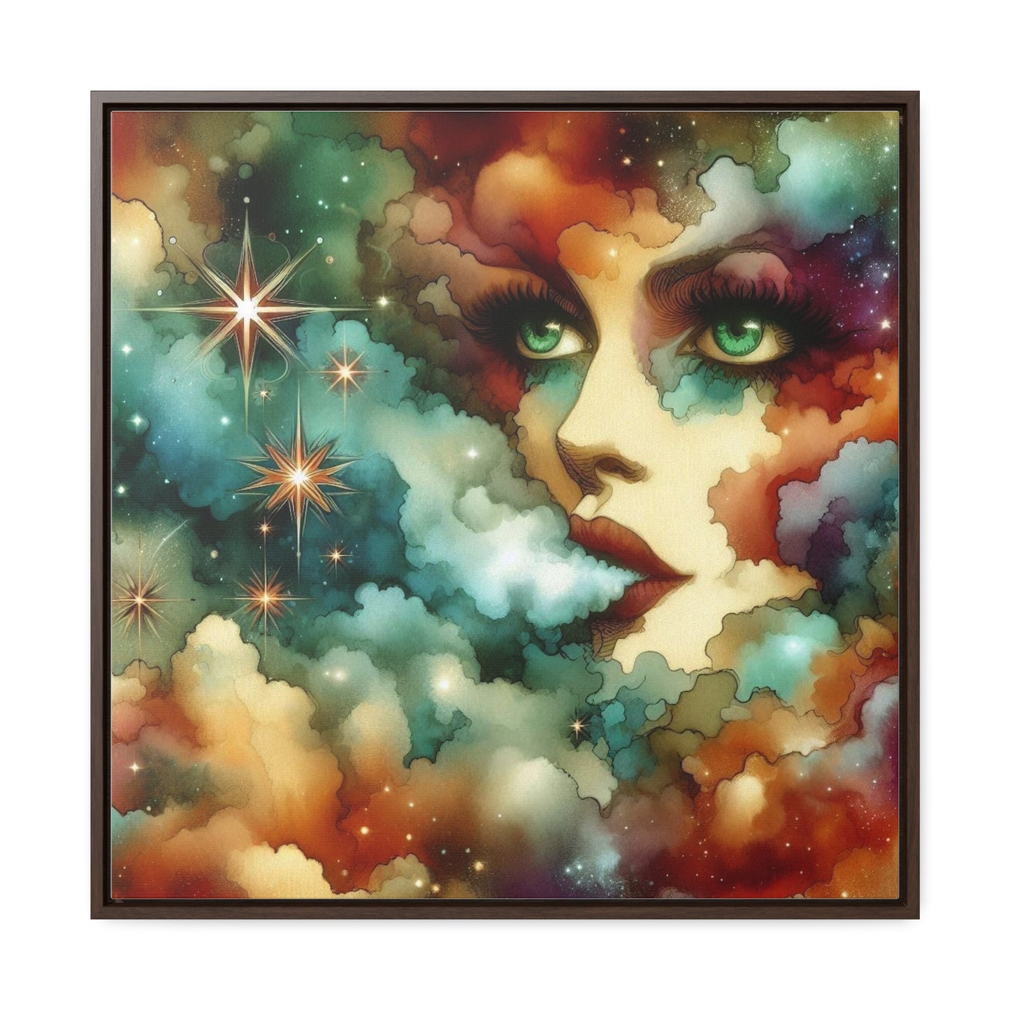 Diosa de la Creación, Lienzos de Galería, Marco Cuadrado