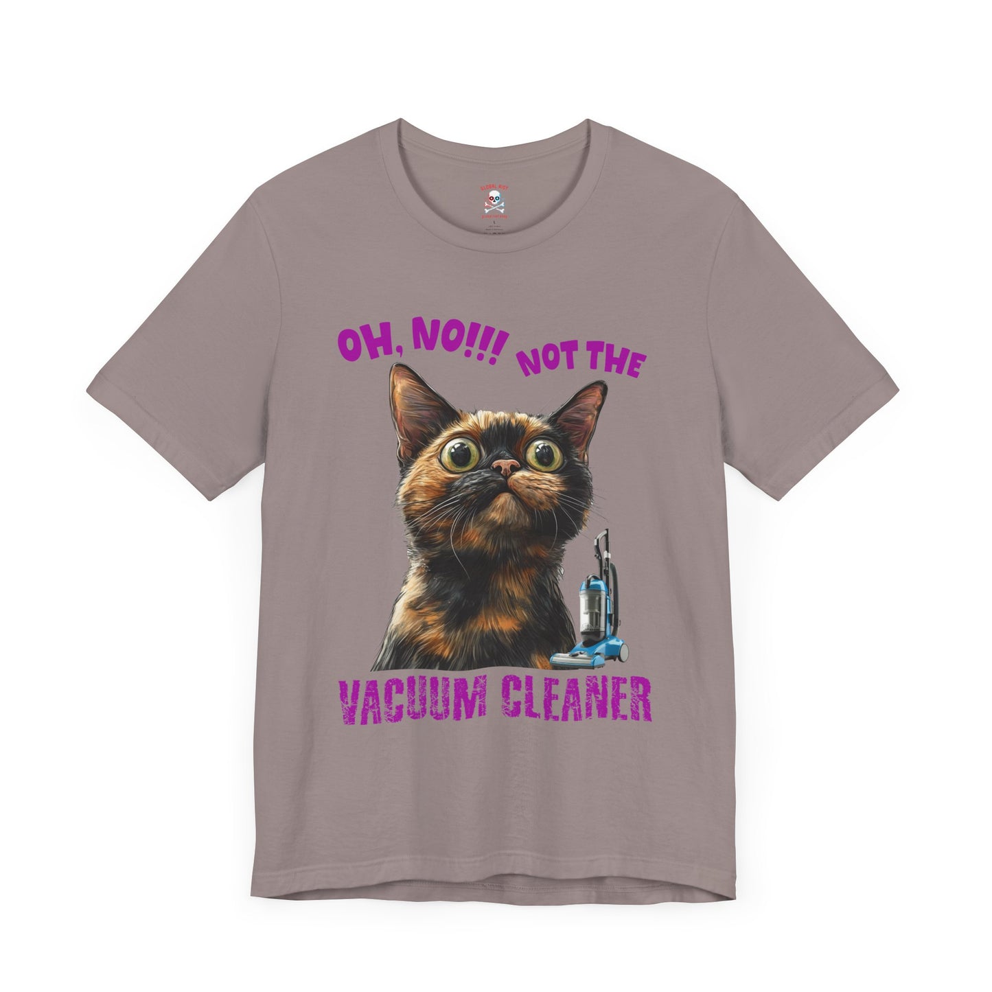 ¡No a la aspiradora! Camiseta unisex