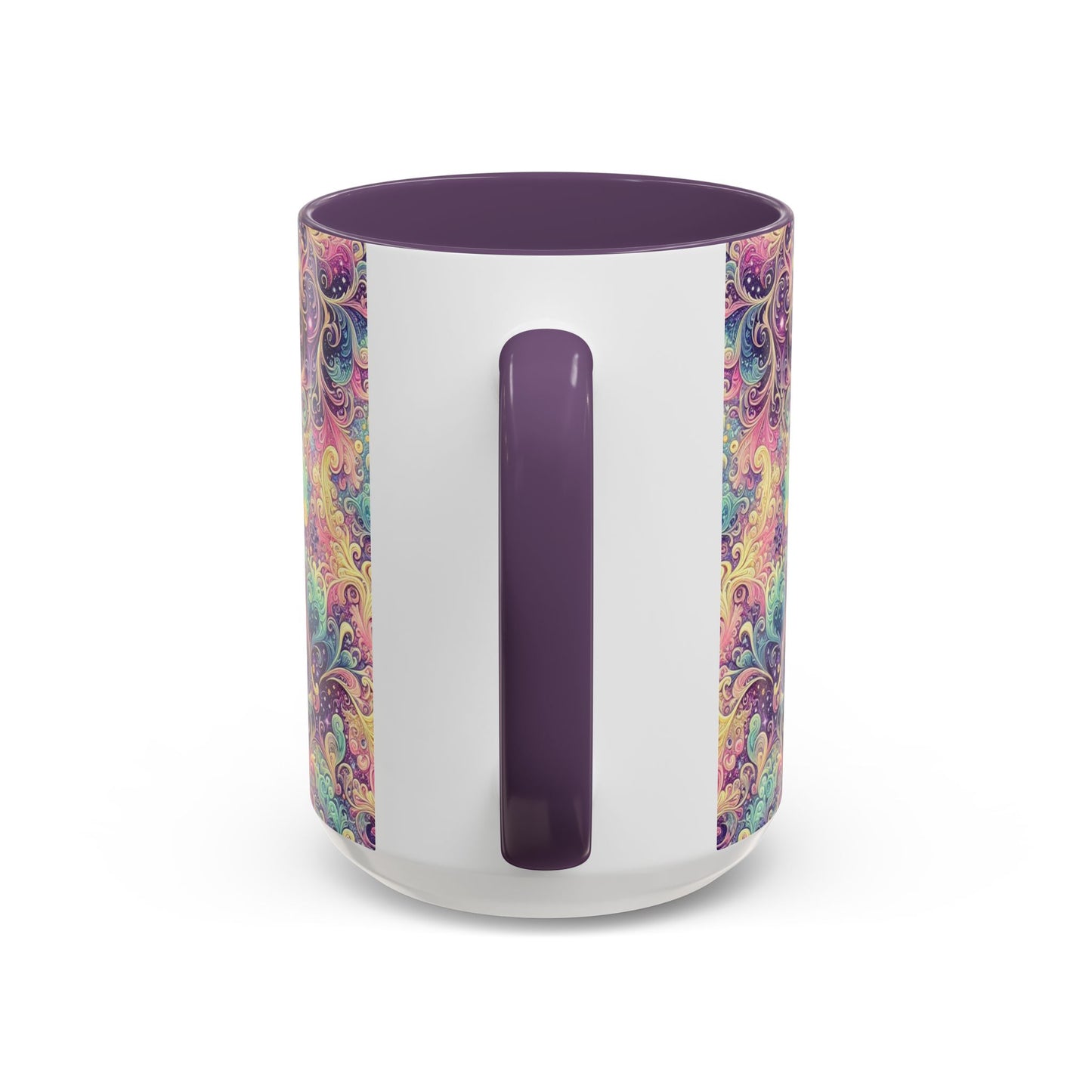 Taza de café con psicodelia pastel (325 y 430 ml)