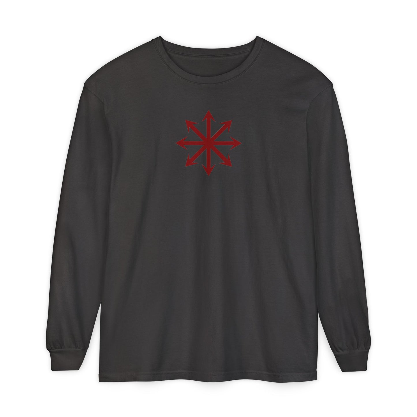 Camisa de manga larga unisex con símbolo del caos