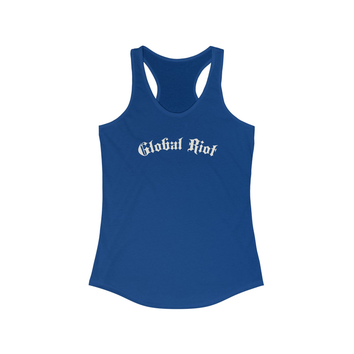 Camiseta sin mangas con espalda deportiva para mujer de Global Riot