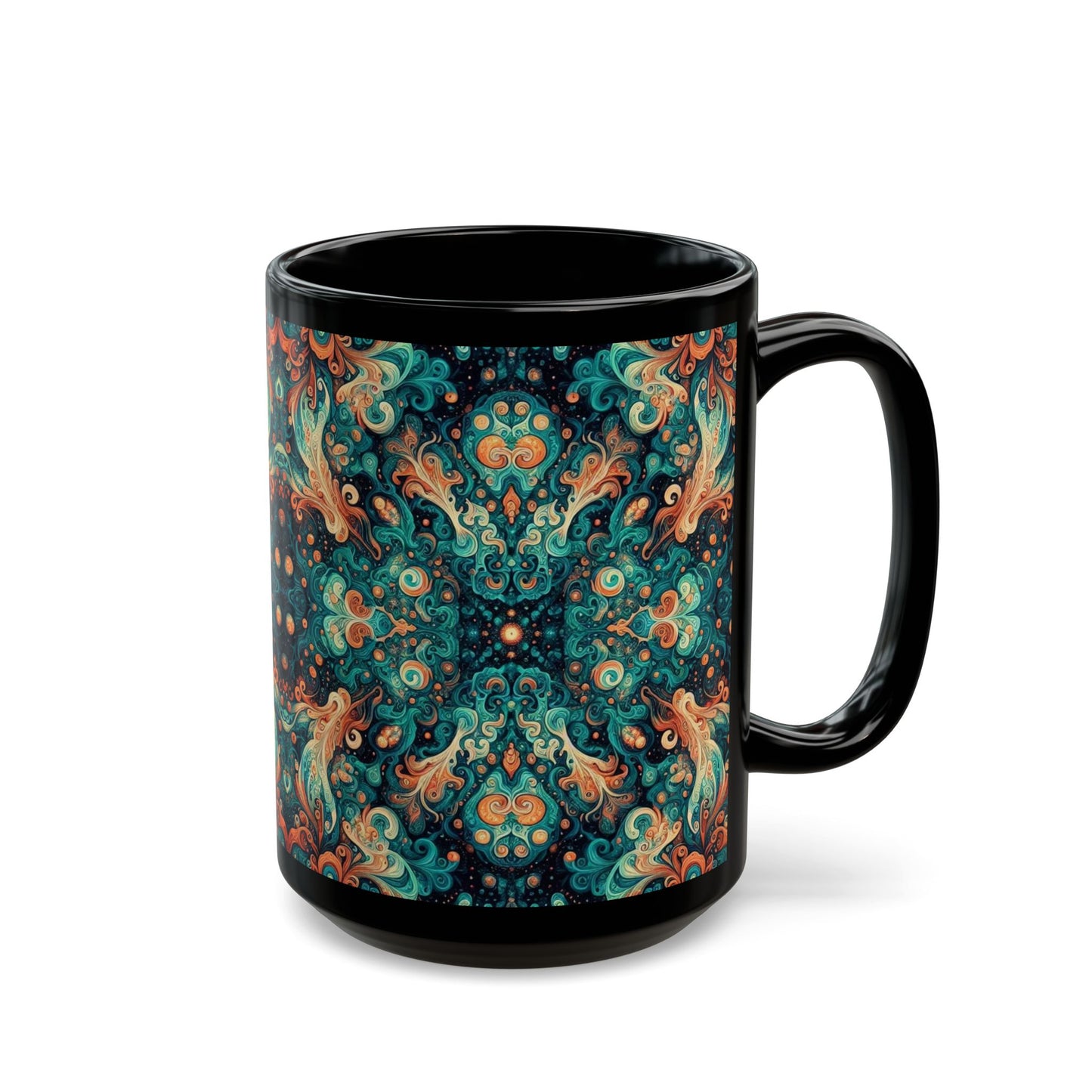 Taza con estampado de jungla esmeralda (325 ml y 430 ml)