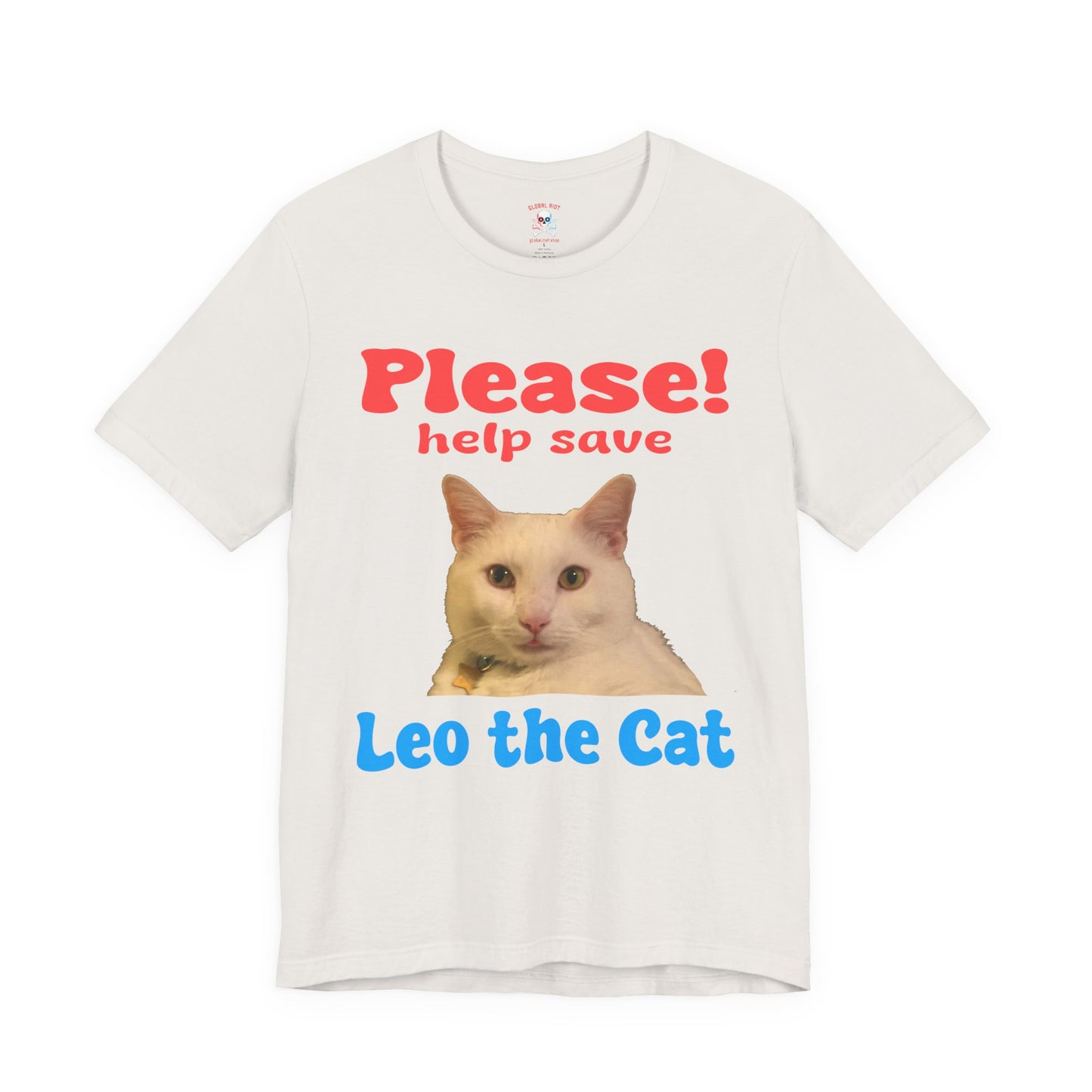 Please Save Leo the Cat Unisex T-Shirt