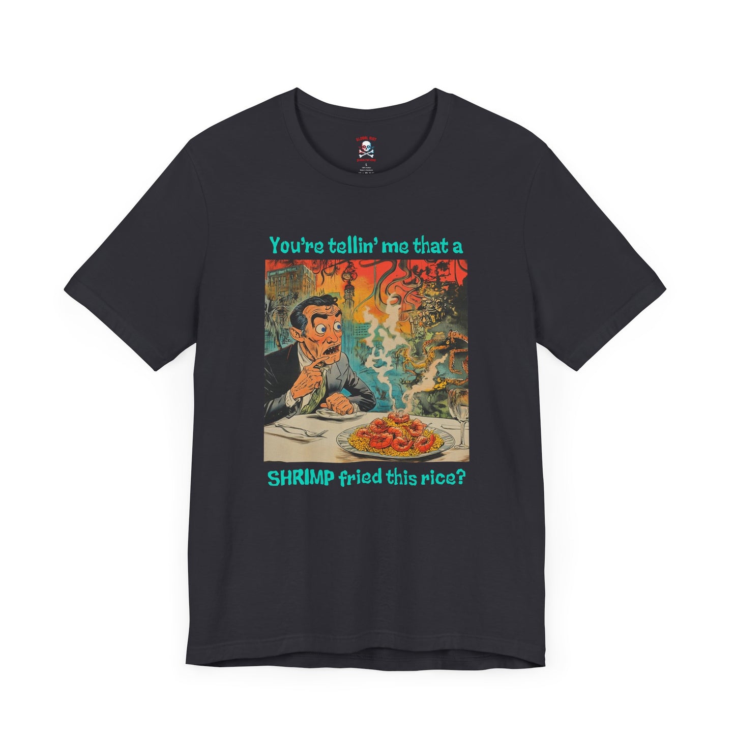 Camiseta unisex de arroz frito con camarones