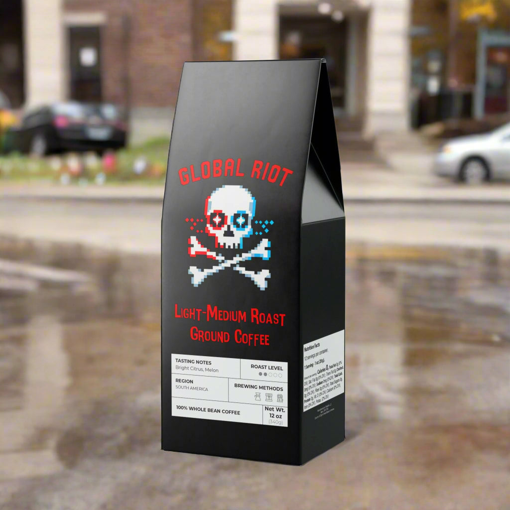 Café Global Riot (tueste ligero-medio, molido o en grano)