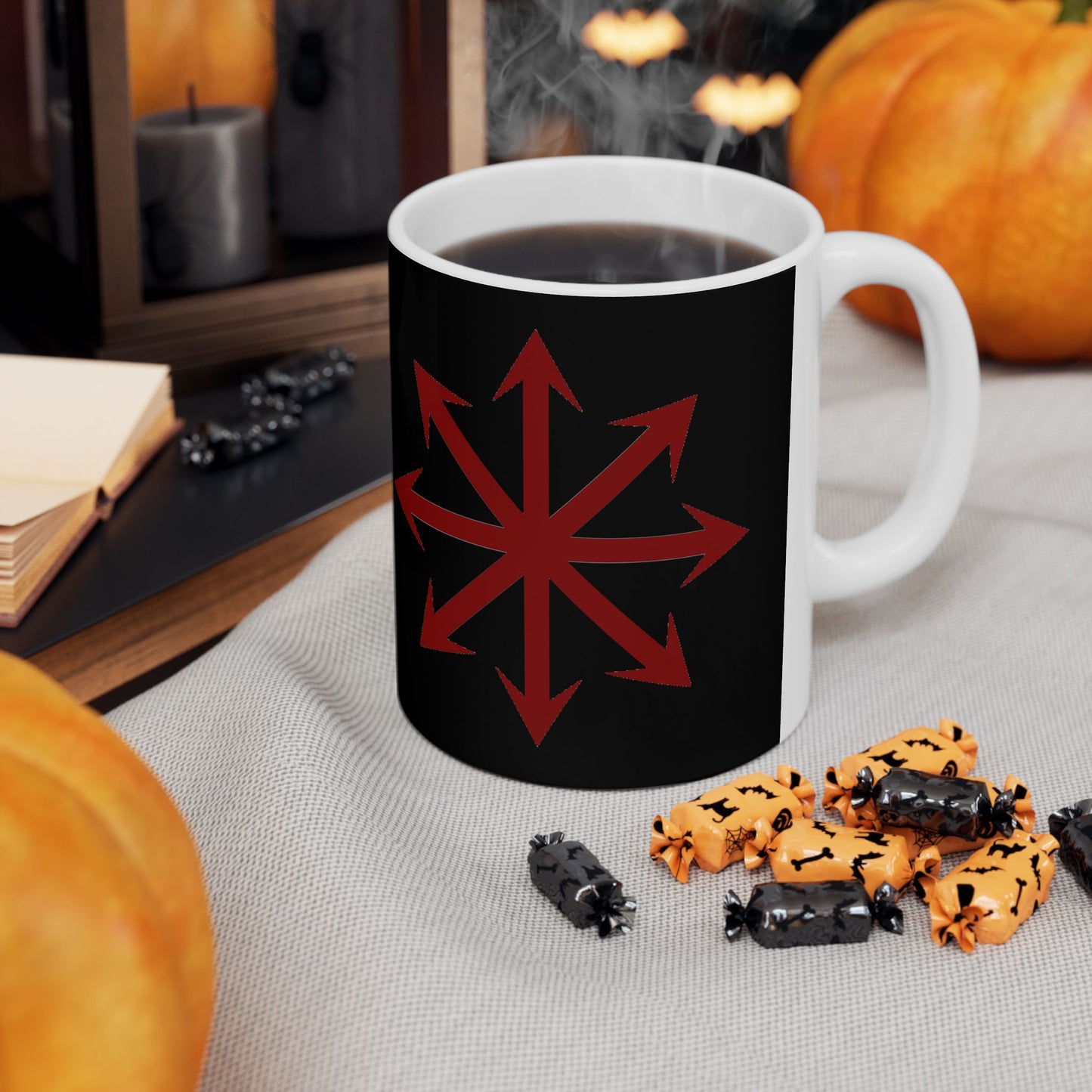 Chaos Symbol Ceramic Coffee Mug – 11oz & 15oz