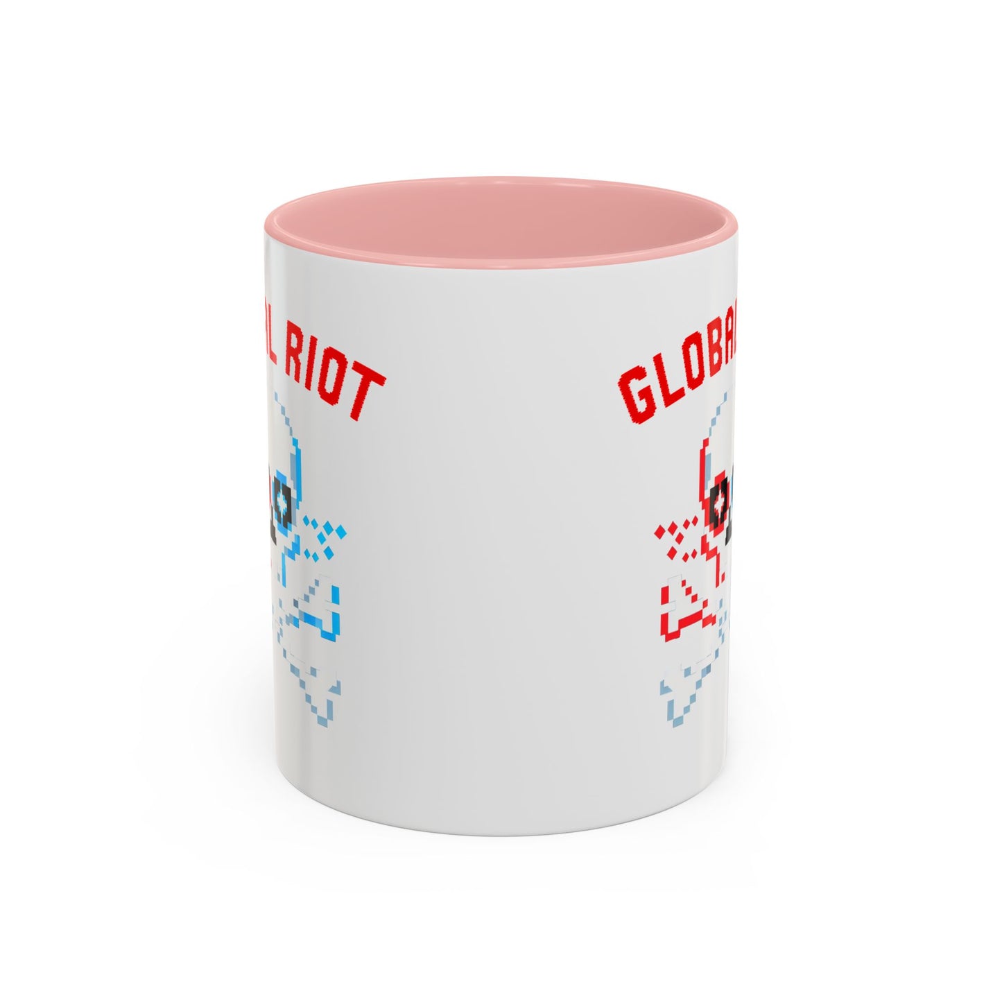 Taza de café con acento de Global Riot (325 ml y 433 ml)