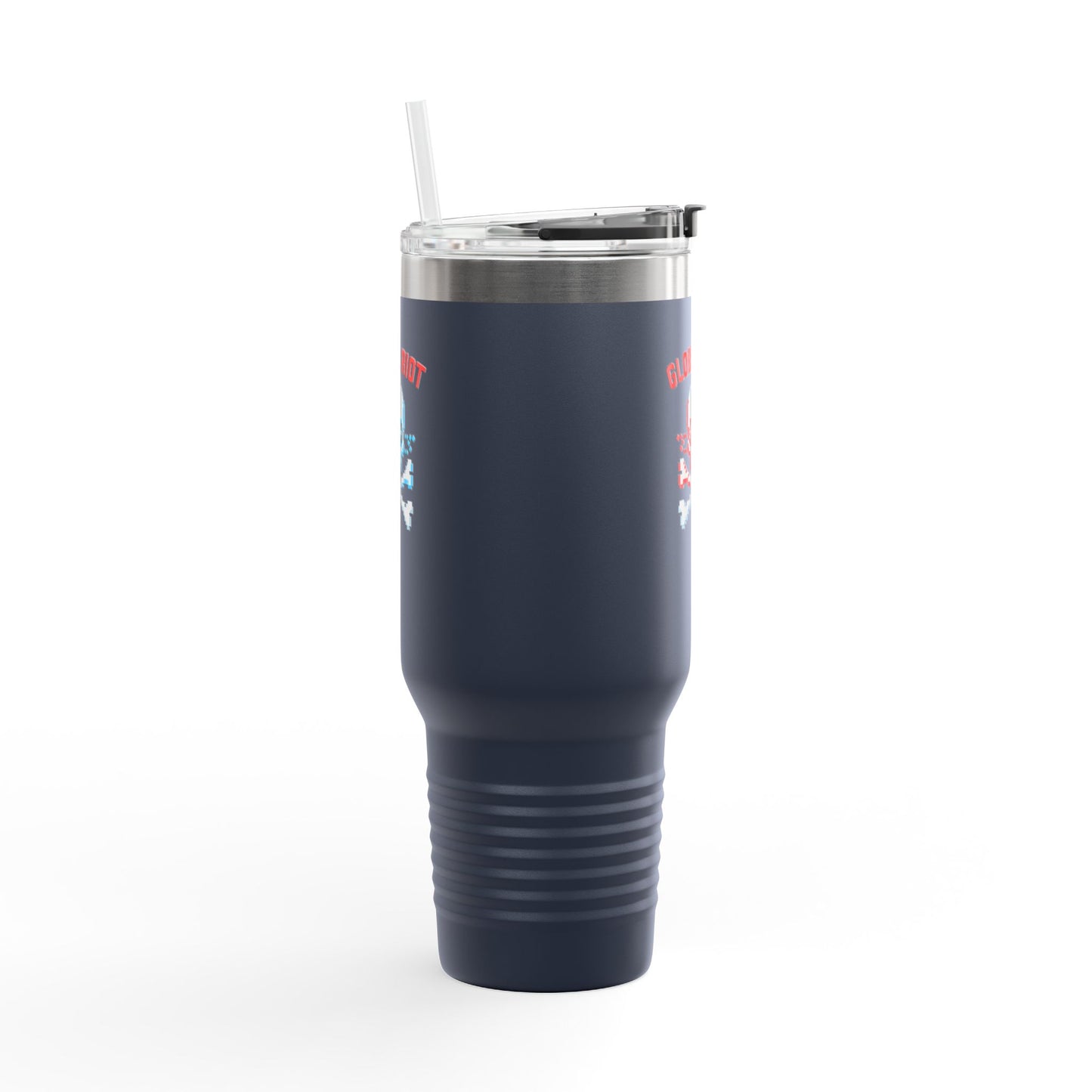 Taza de viaje térmica con calavera pixelada de Global Riot, 114 g