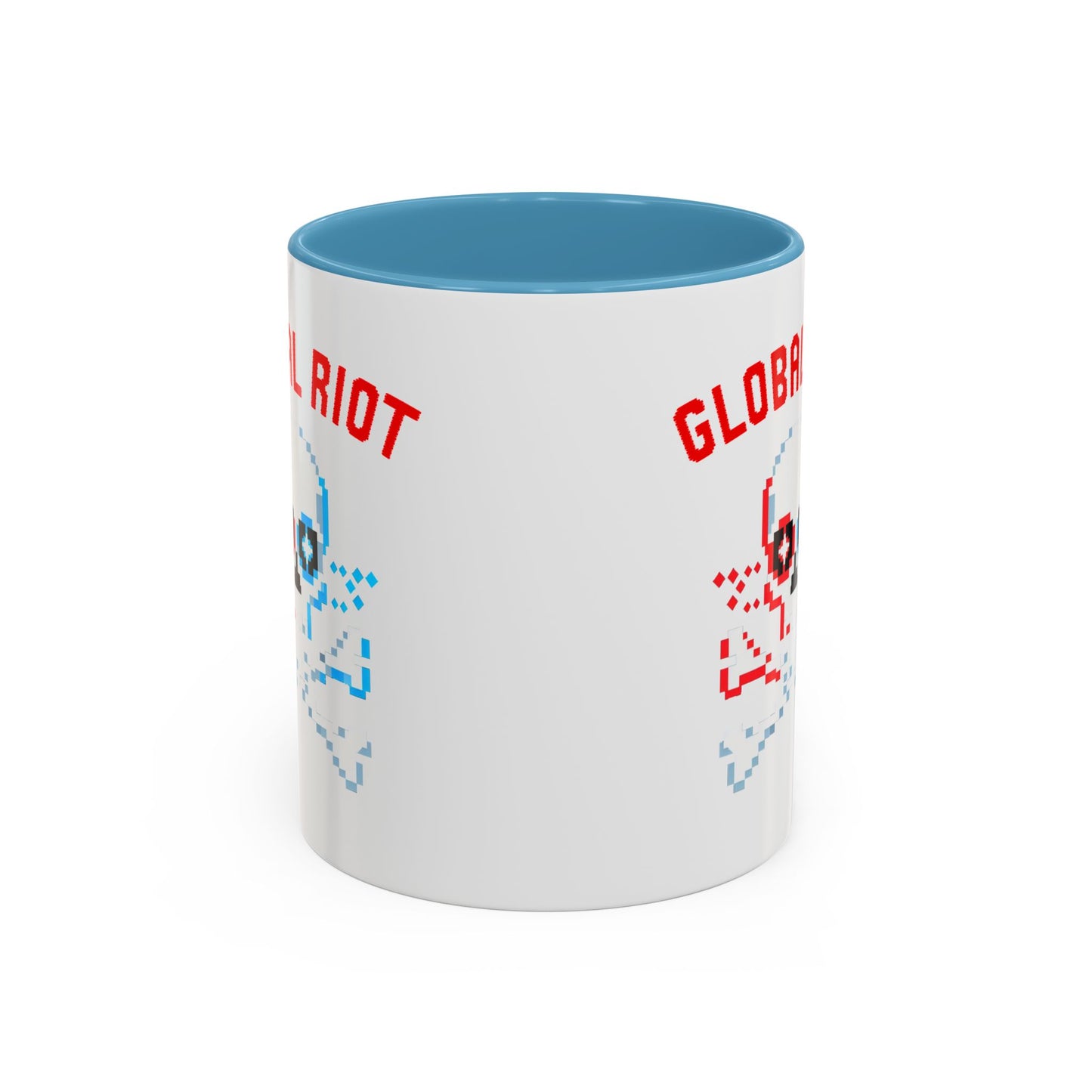 Taza de café con acento de Global Riot (325 ml y 433 ml)