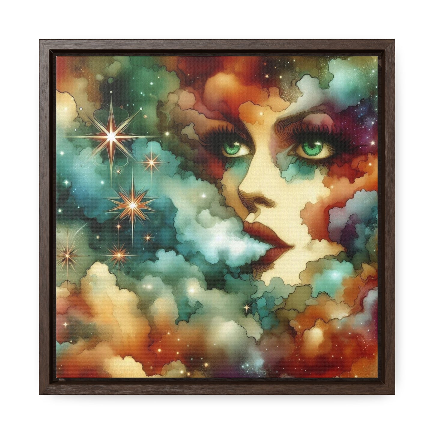 Diosa de la Creación, Lienzos de Galería, Marco Cuadrado