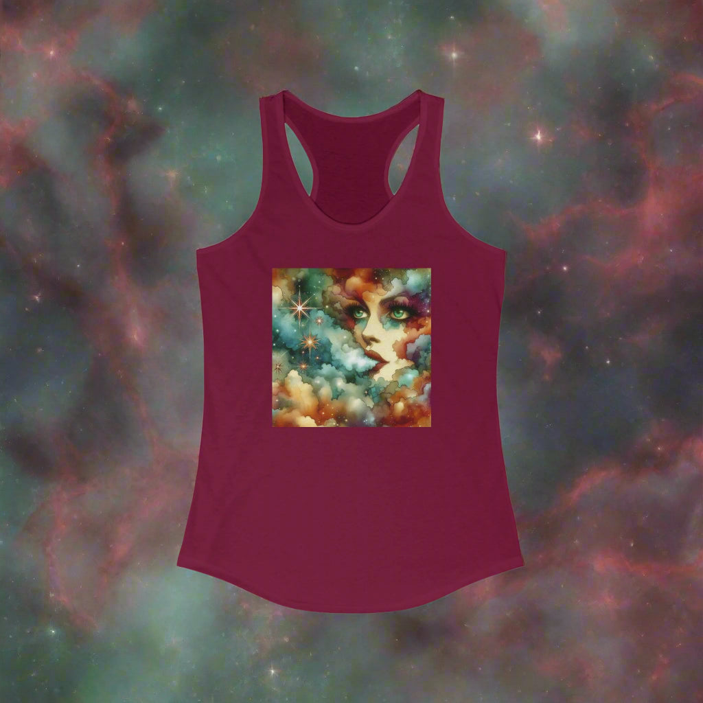 Goddess of Creation Women's Racerback Tank Top