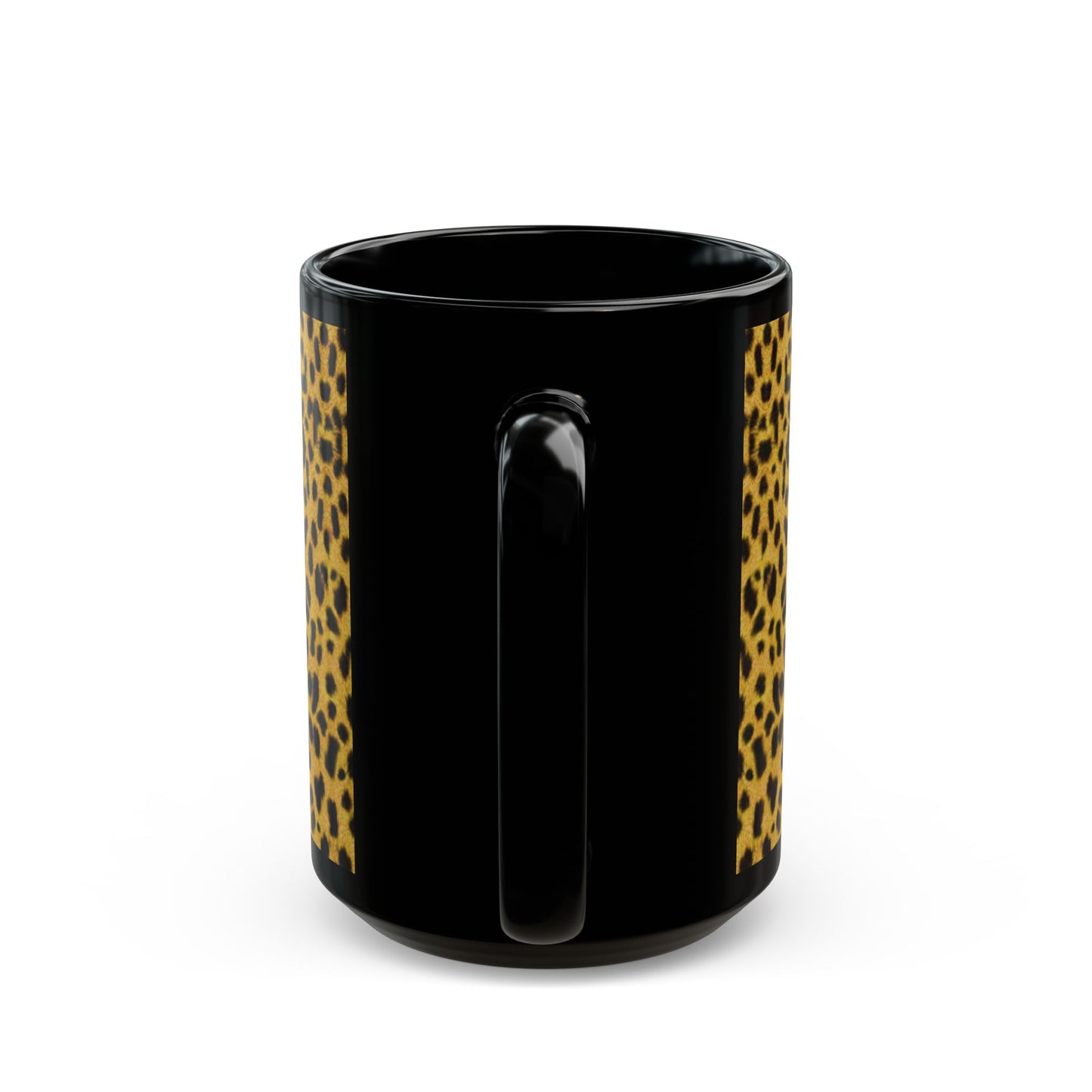 Taza con estampado de guepardo
