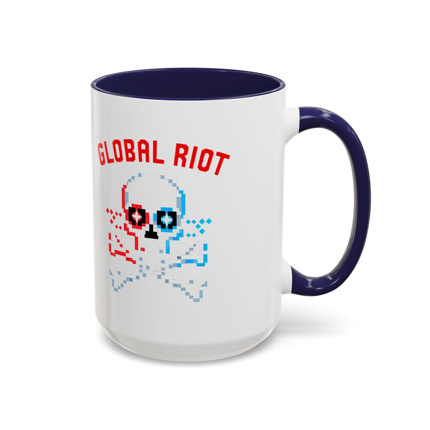 Taza de café con acento de Global Riot (325 ml y 433 ml)