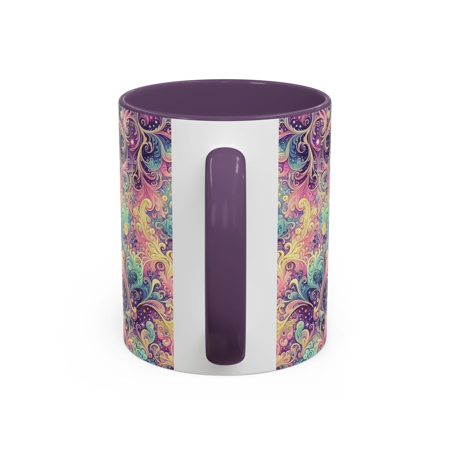 Taza de café con psicodelia pastel (325 y 430 ml)