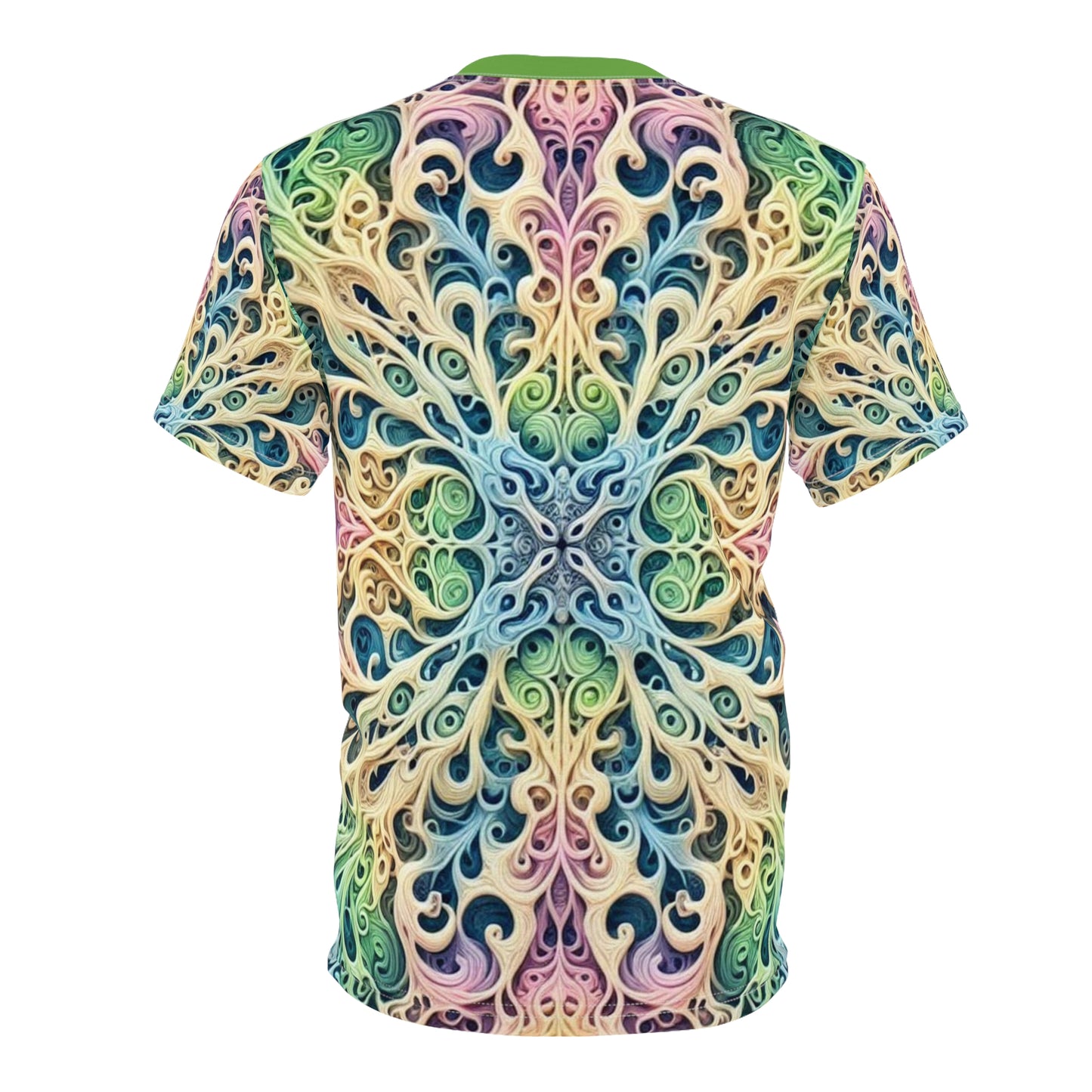 Psychedelic Pastel Elf Unisex Cut & Sew Tee (AOP)