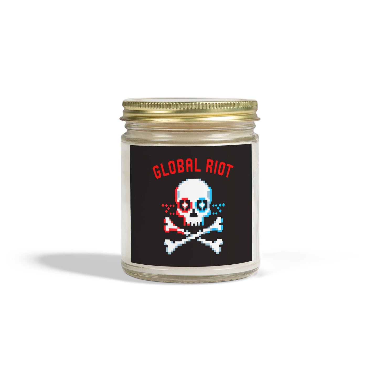 Velas perfumadas Global Riot - Cera de coco y albaricoque (113 g, 254 g) - Decoración única para celebraciones y relajación
