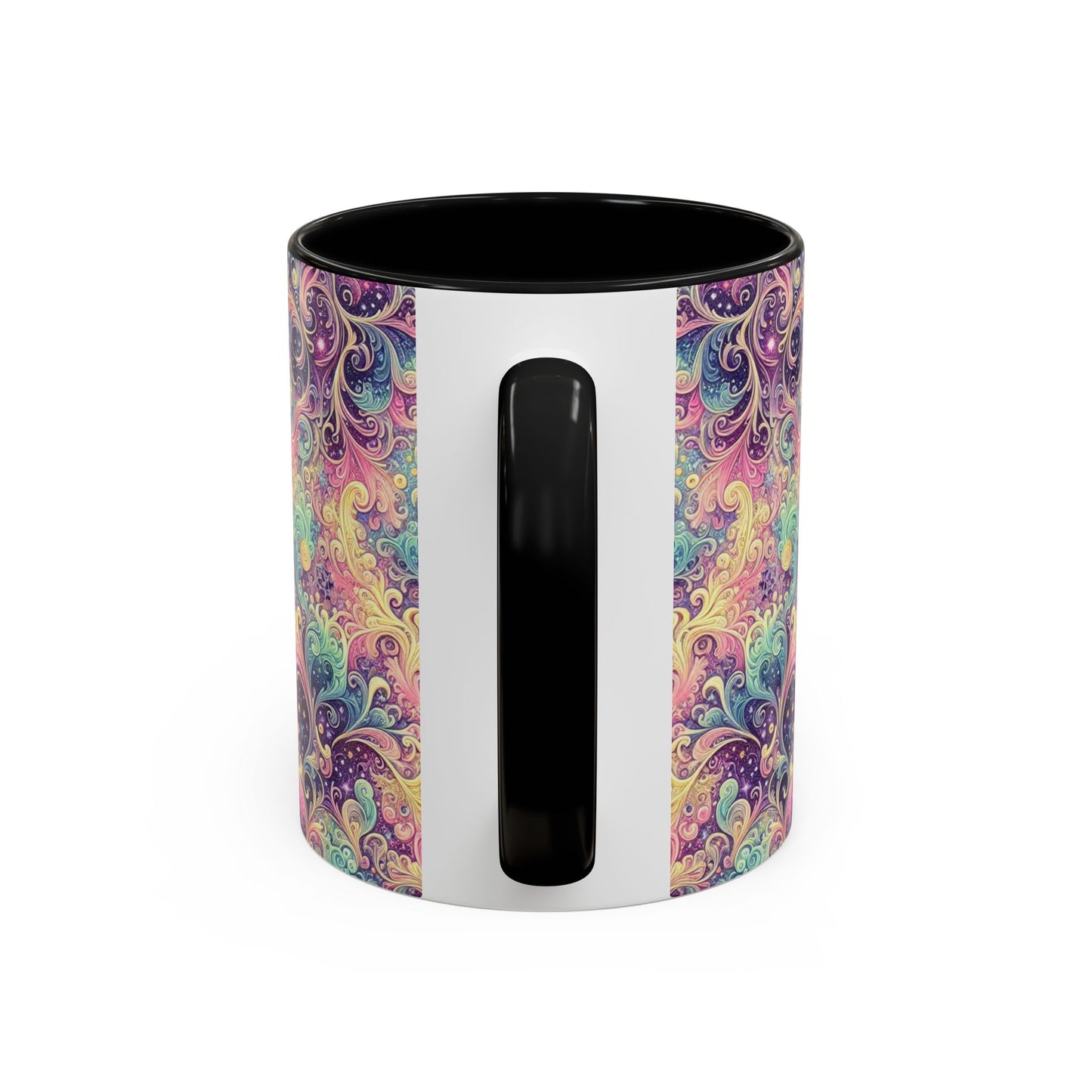 Taza de café con psicodelia pastel (325 y 430 ml)