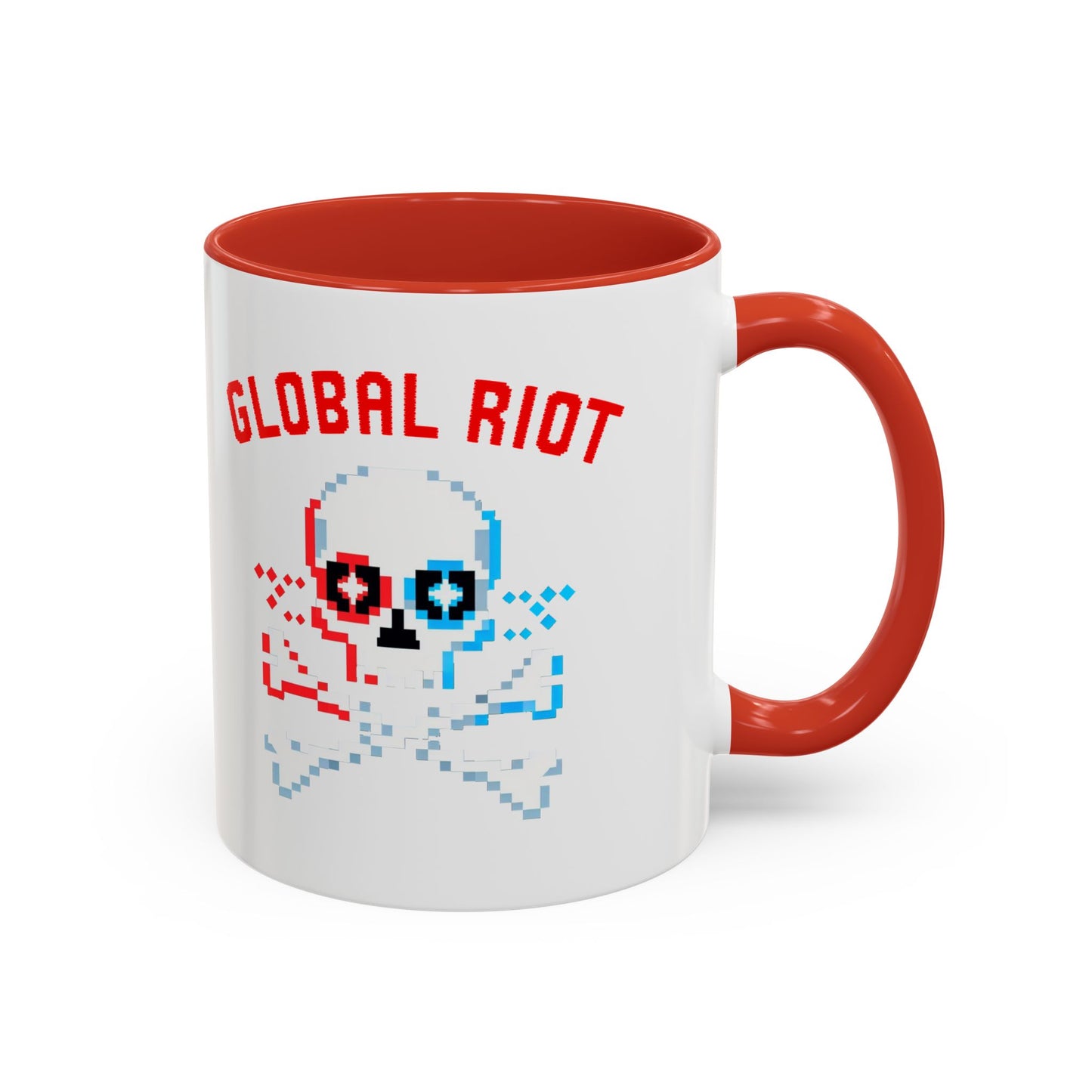 Taza de café con acento de Global Riot (325 ml y 433 ml)