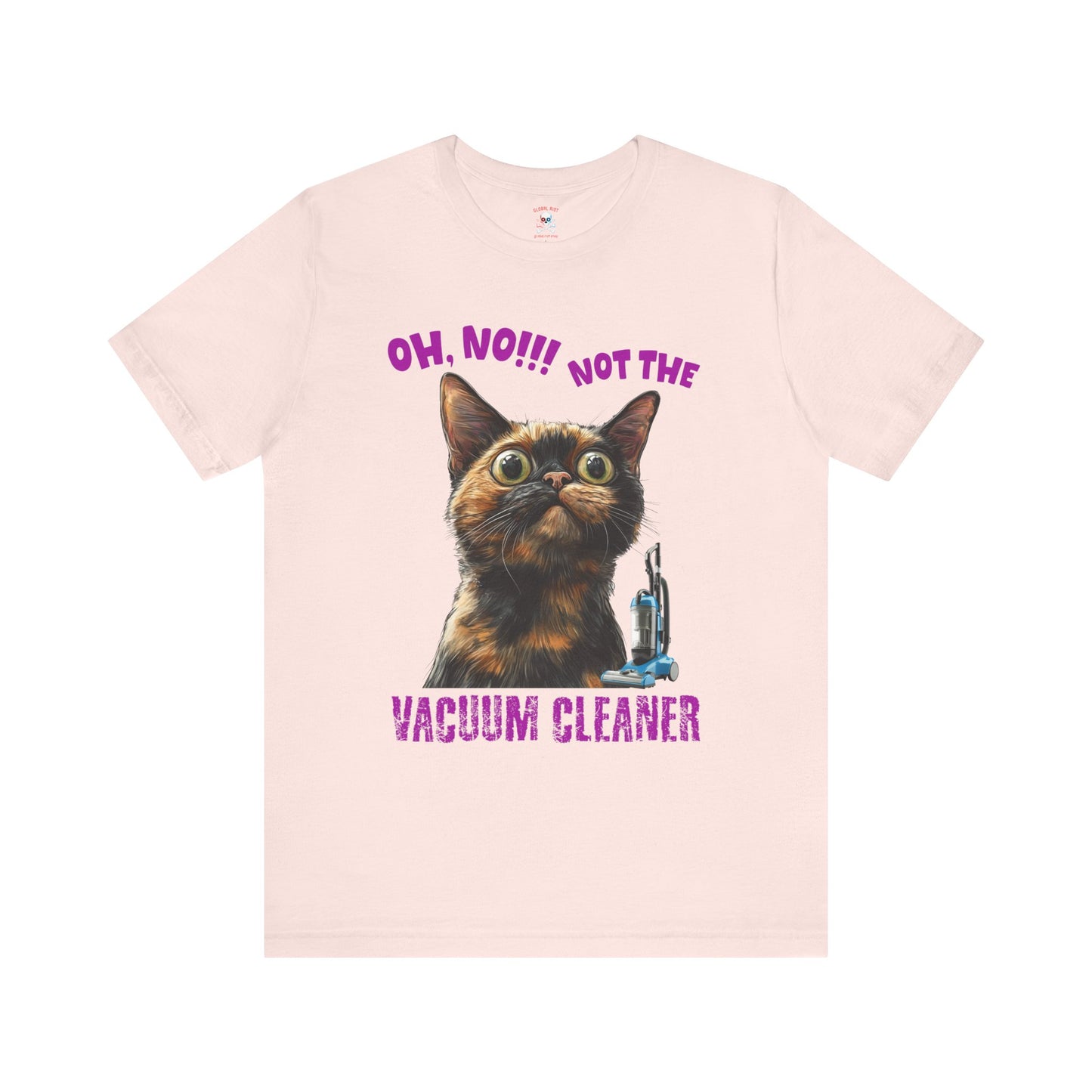 ¡No a la aspiradora! Camiseta unisex
