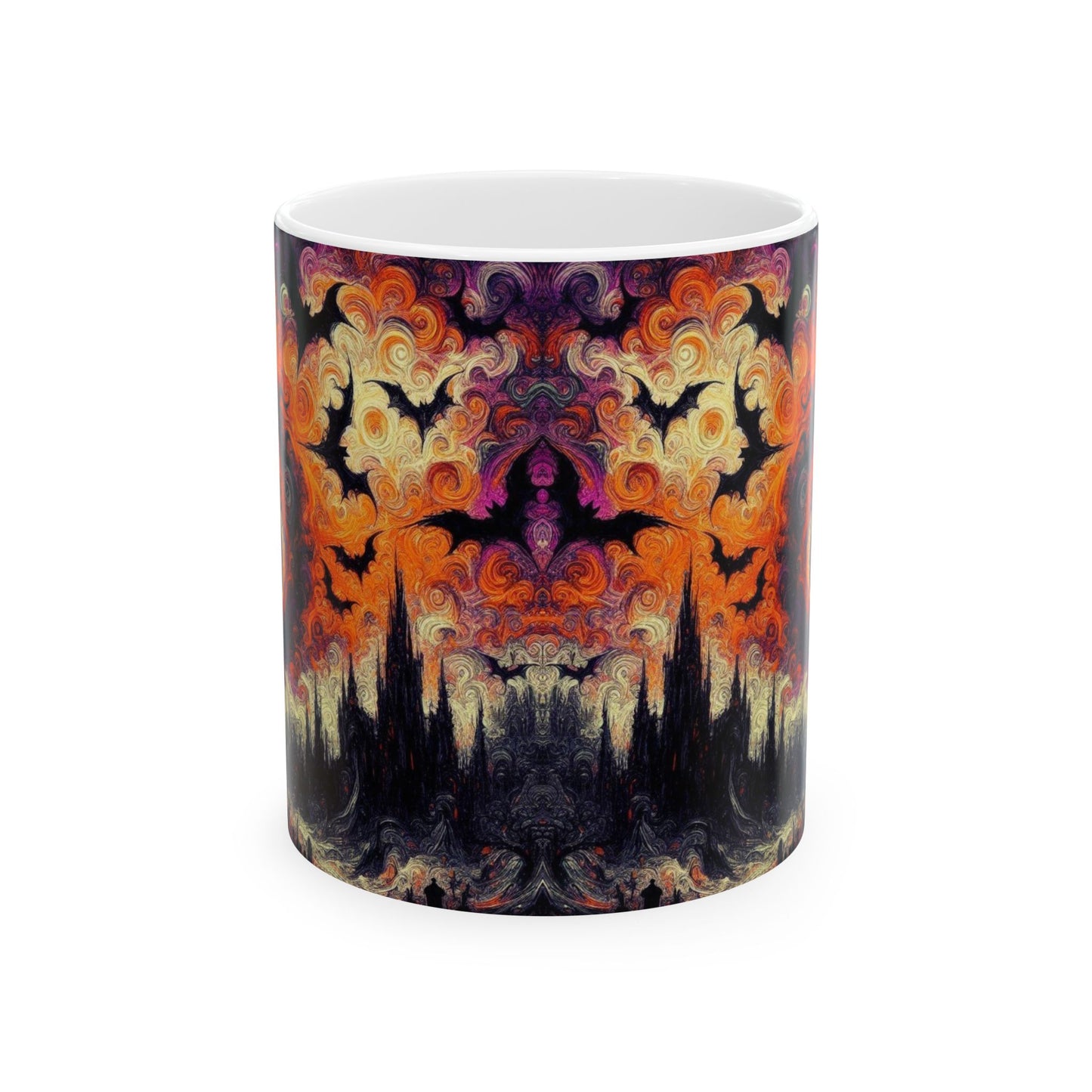 Taza de cerámica de la casa embrujada (325 ml, 430 ml)