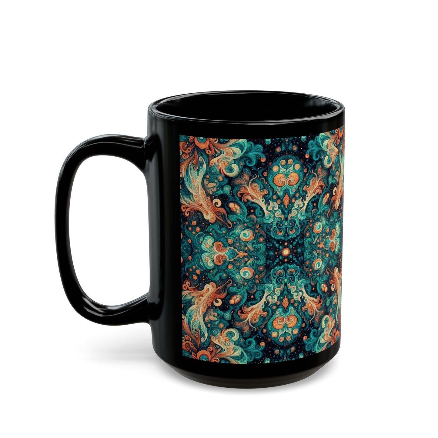 Taza con estampado de jungla esmeralda (325 ml y 430 ml)
