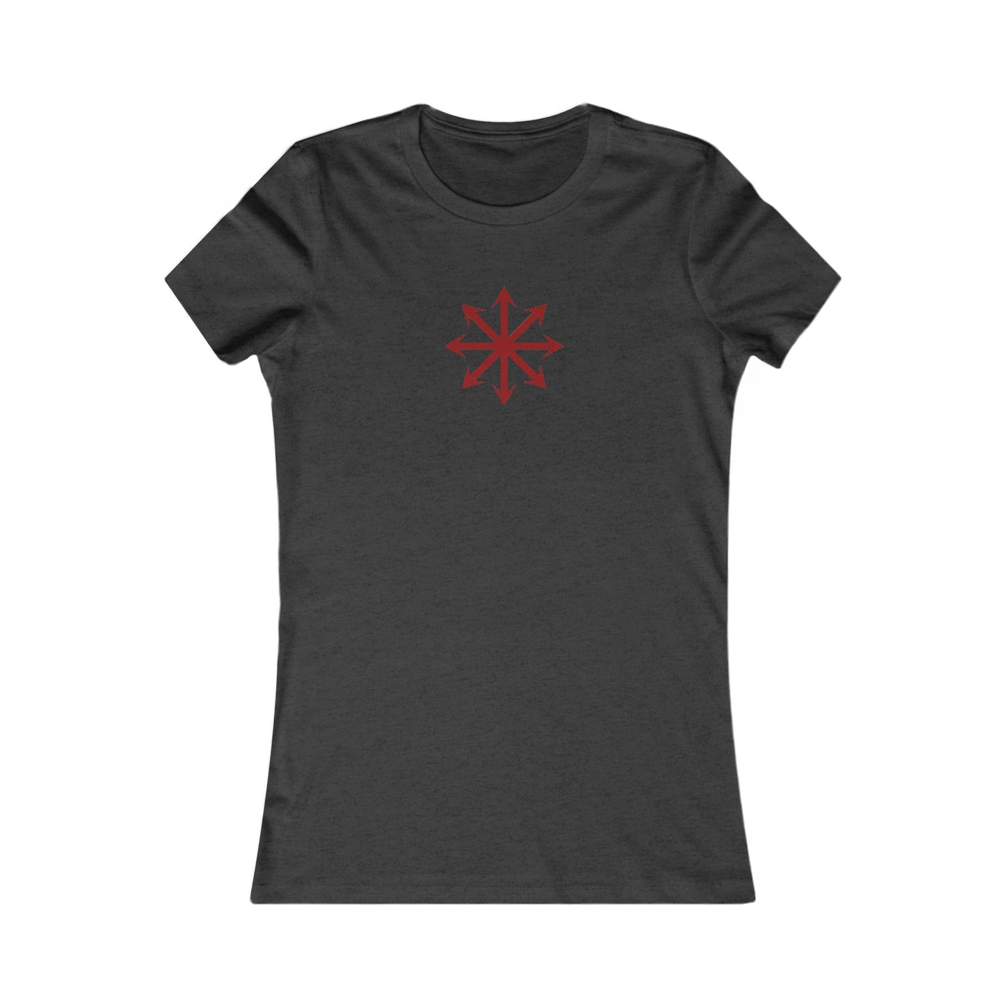Camiseta de mujer con símbolo del caos