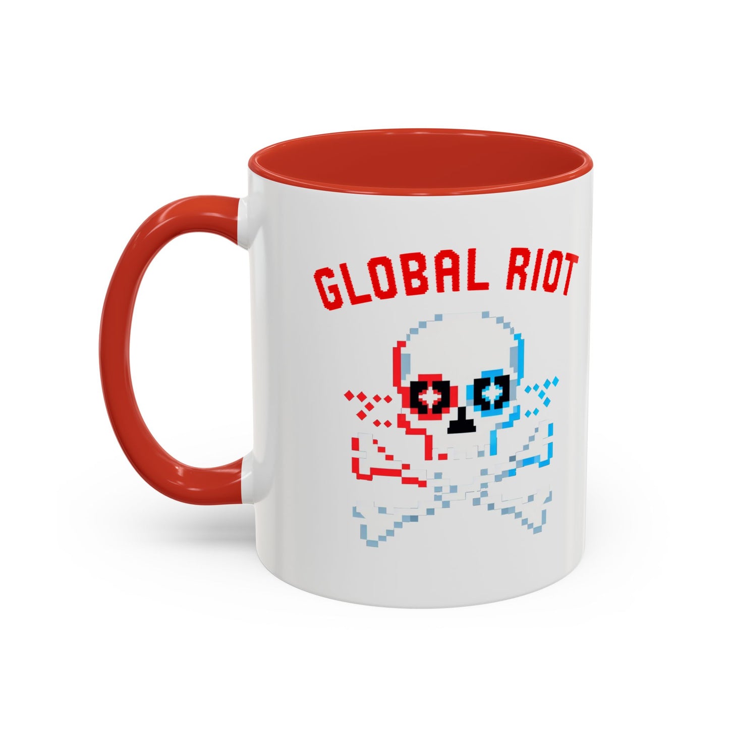 Taza de café con acento de Global Riot (325 ml y 433 ml)